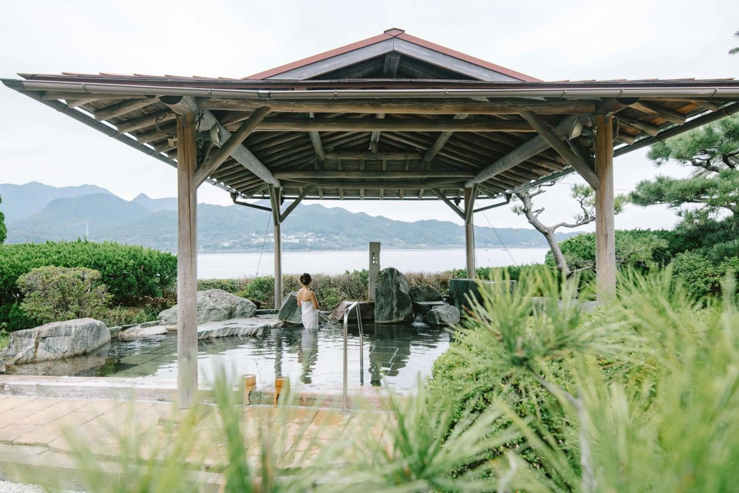 Open Air Bath in KAMENOI HOTEL Nachi Katsuura