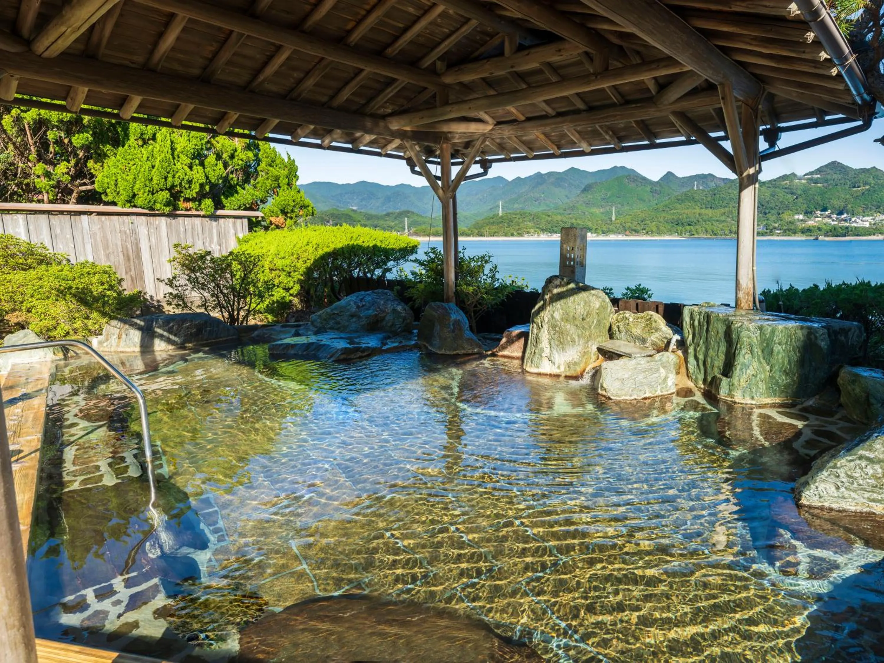 Open Air Bath in KAMENOI HOTEL Nachi Katsuura