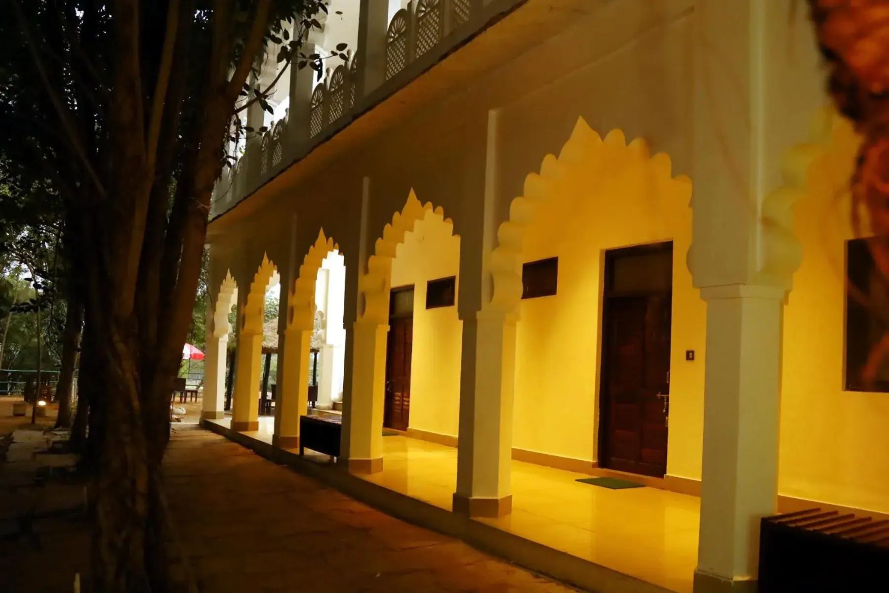 Facade/entrance in Panna Tiger Resort- Riverside Property Facade/entrance in Panna Tiger Resort- Riverside Property