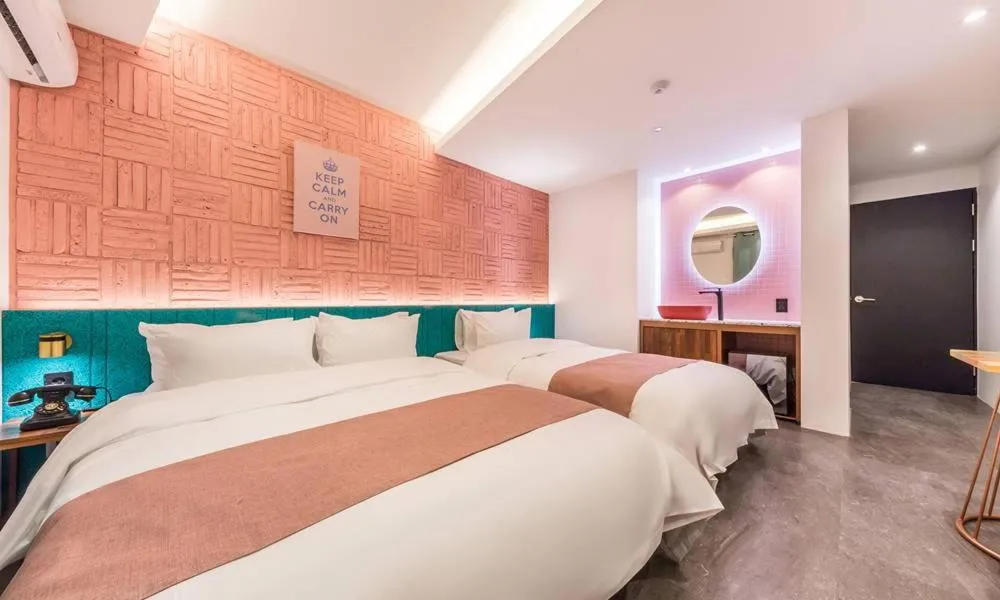 Bed in Guri Hotel In cafe