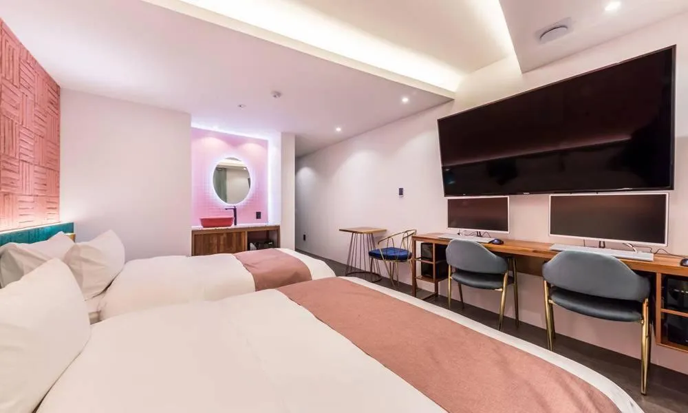 Bed in Guri Hotel In cafe