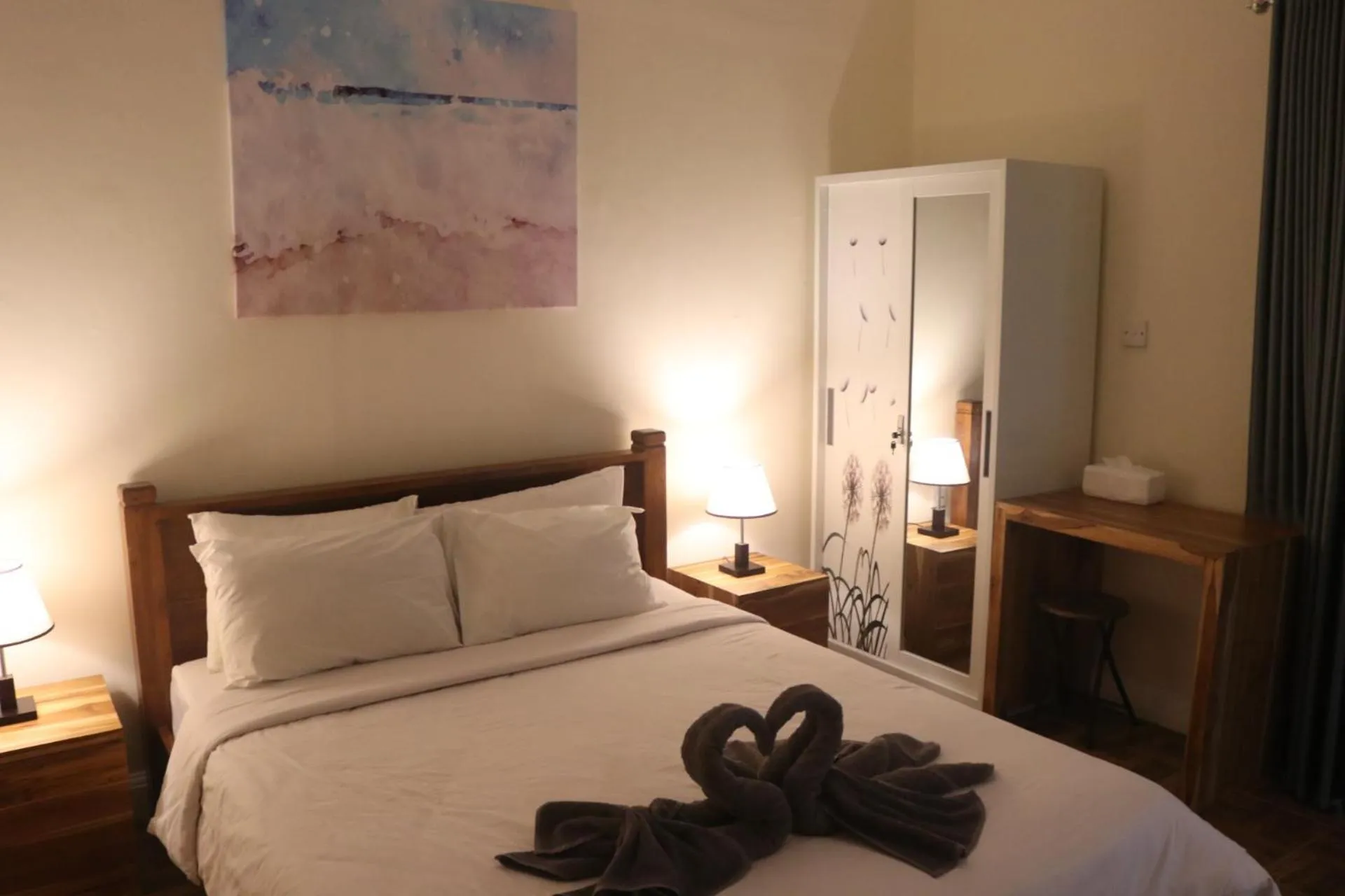 Bed in BALE DATU BUNGALLOW