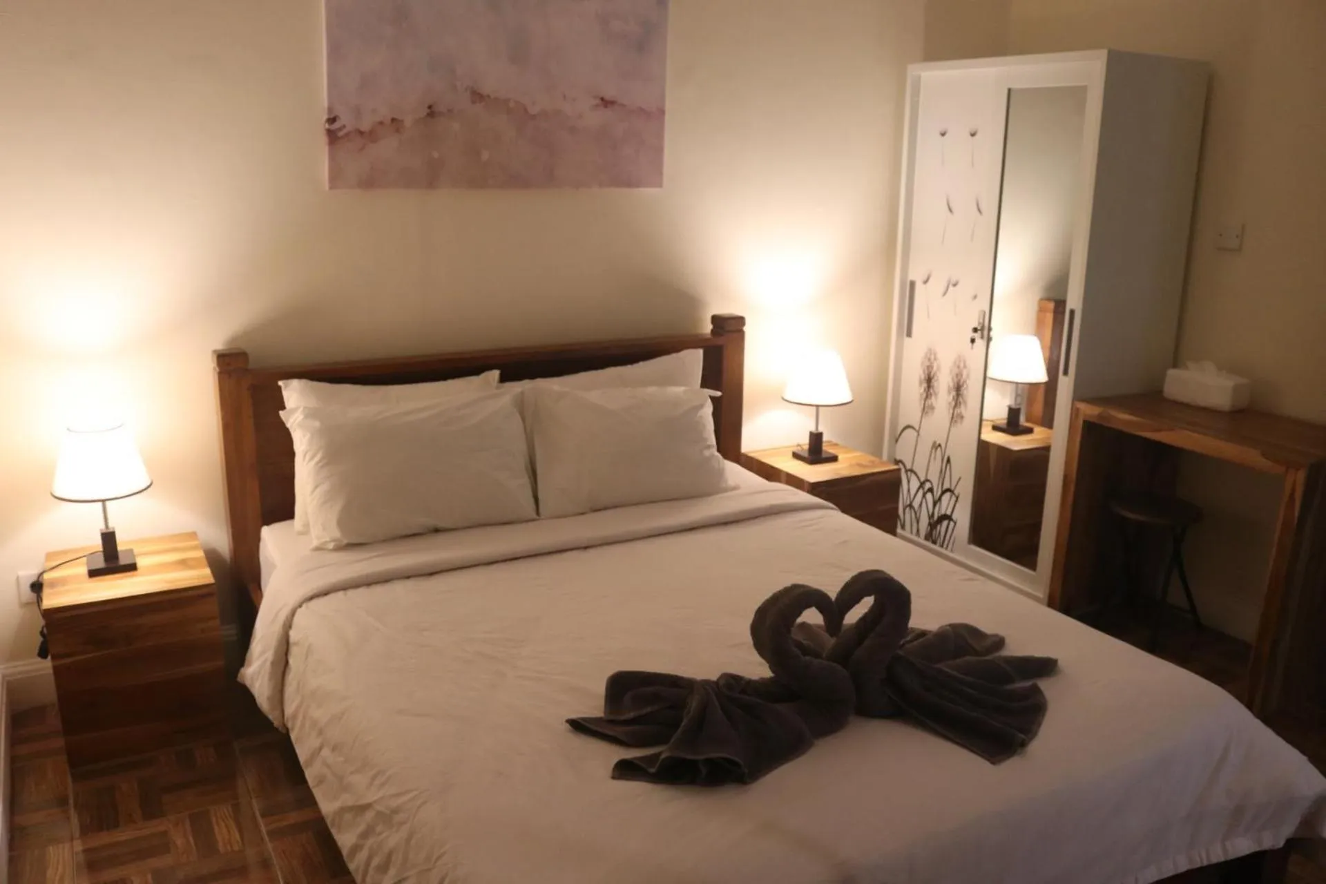 Bed in BALE DATU BUNGALLOW