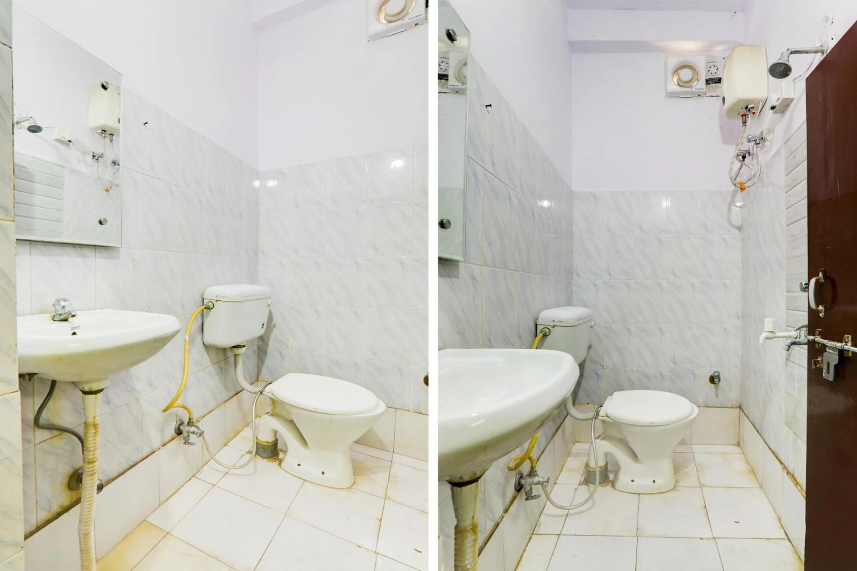 Bathroom in Hotel O Raama