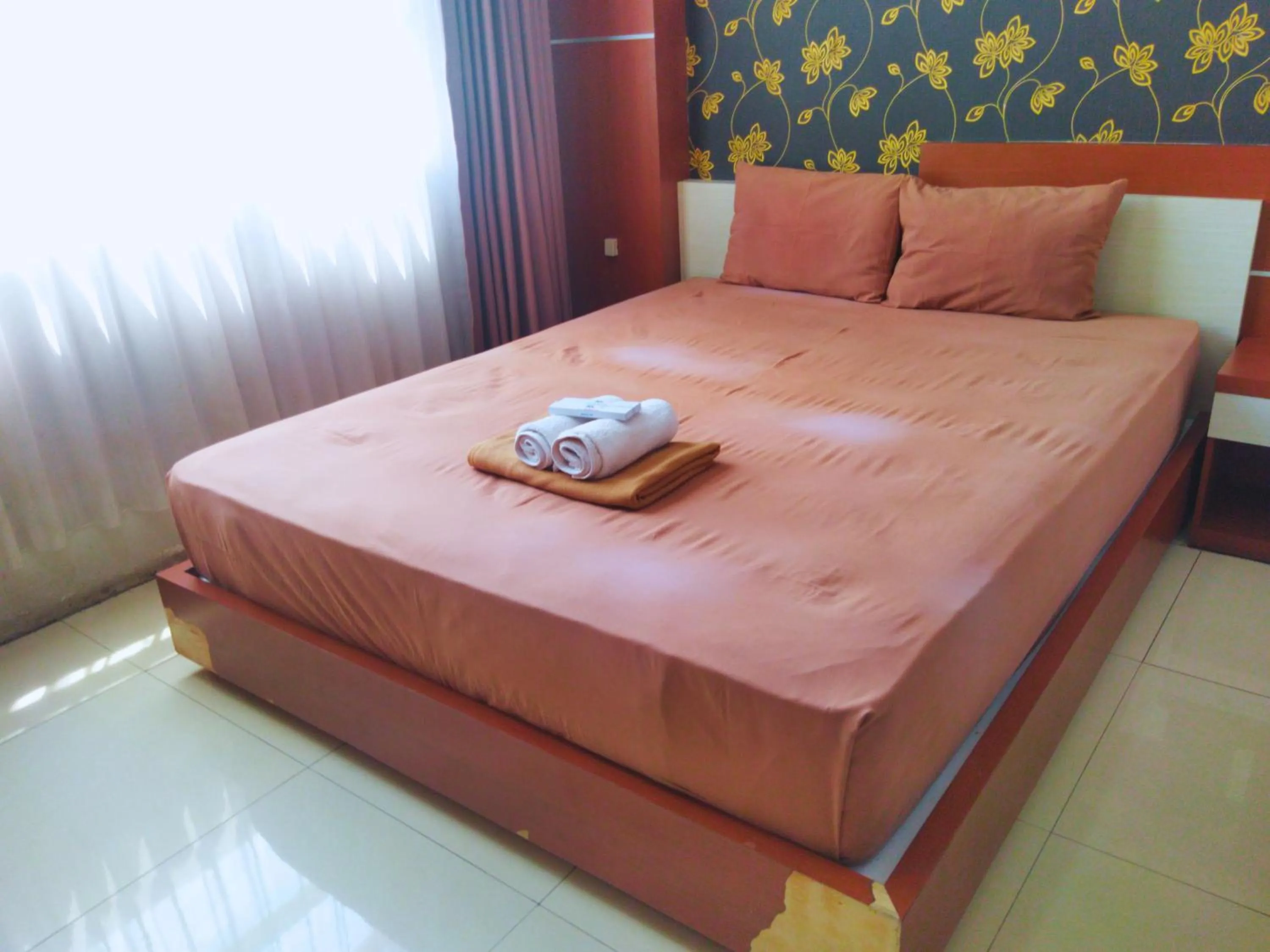 Bed in Hotel Karunia PKPRI