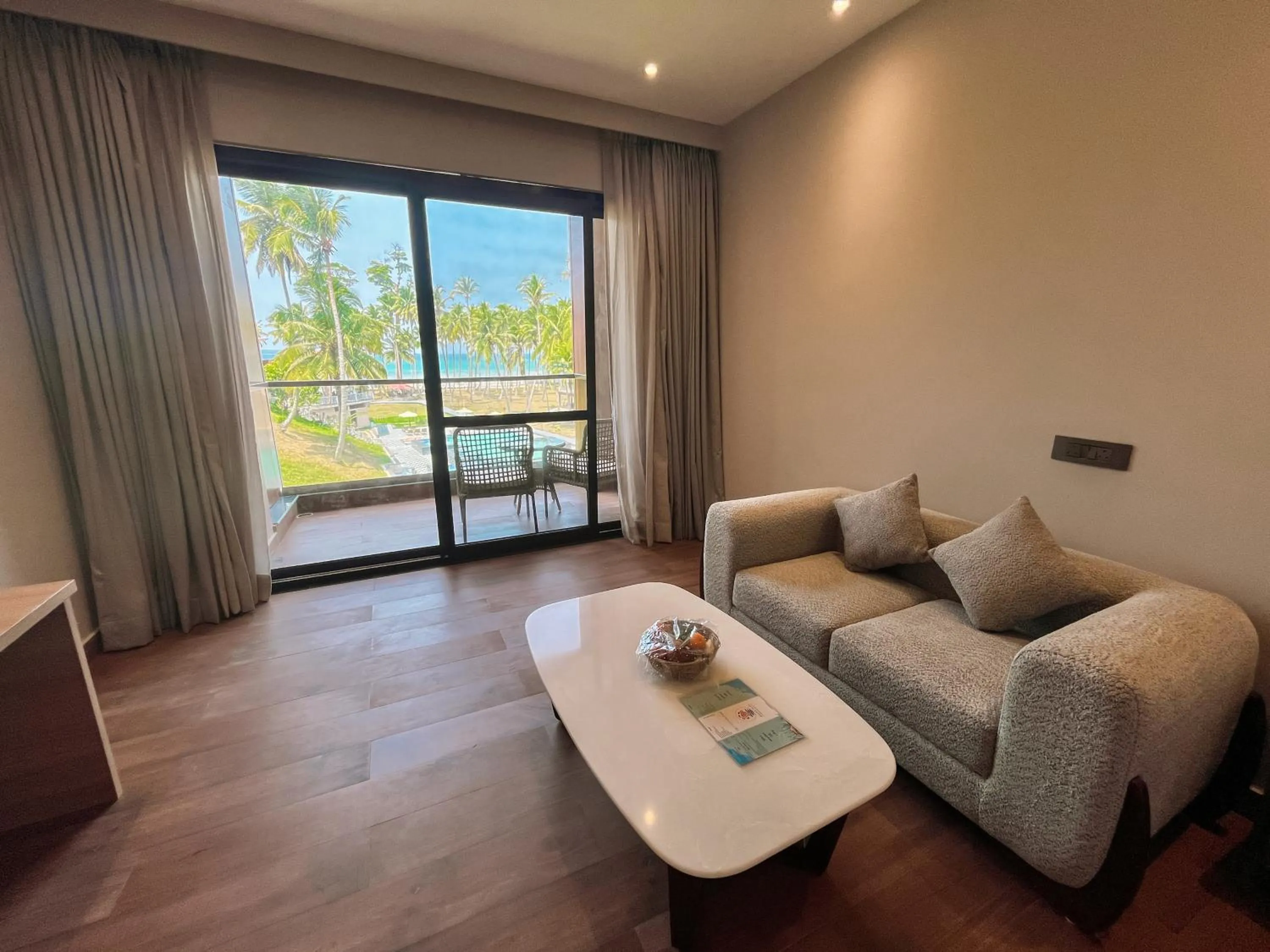 Seating area in Silver Sand Sea Princess Beach Resort