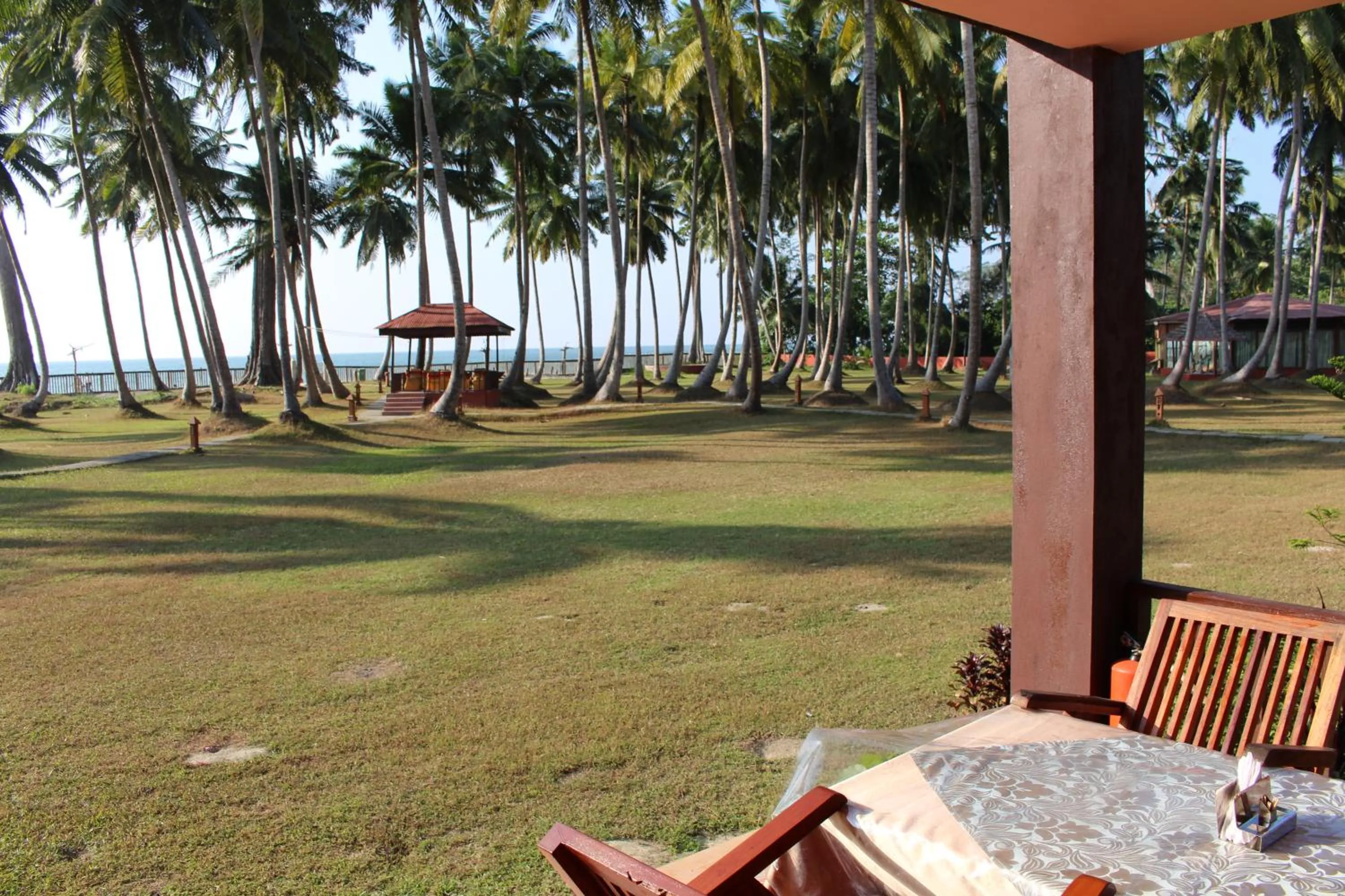 Patio in Silver Sand Sea Princess Beach Resort