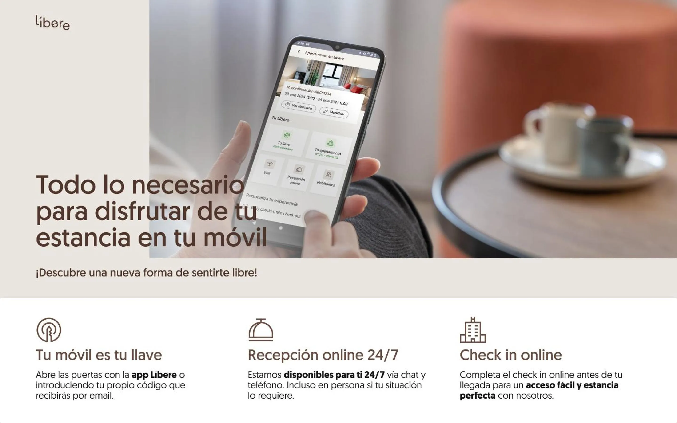 Text overlay in Líbere Lisbon Príncipe Real