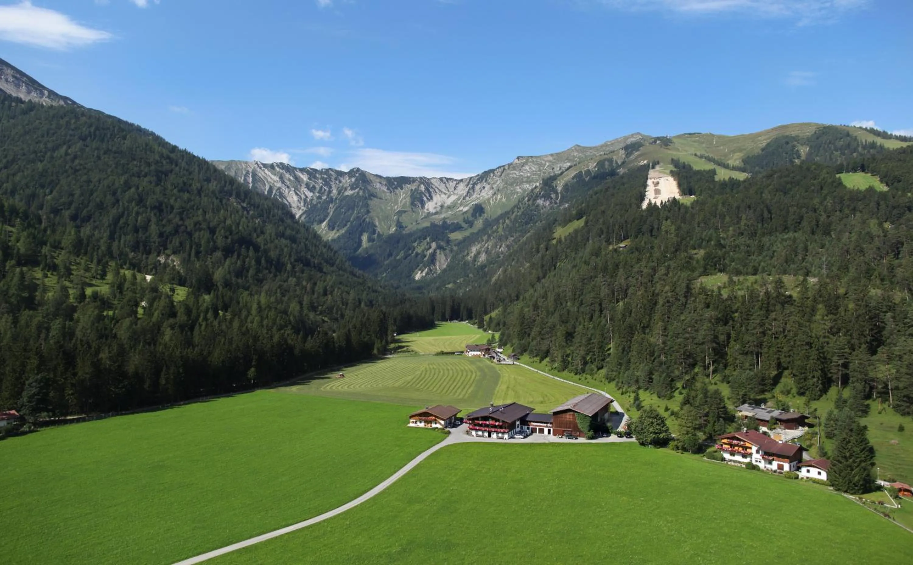 Bird's eye view in Appartements Schrambacherhof