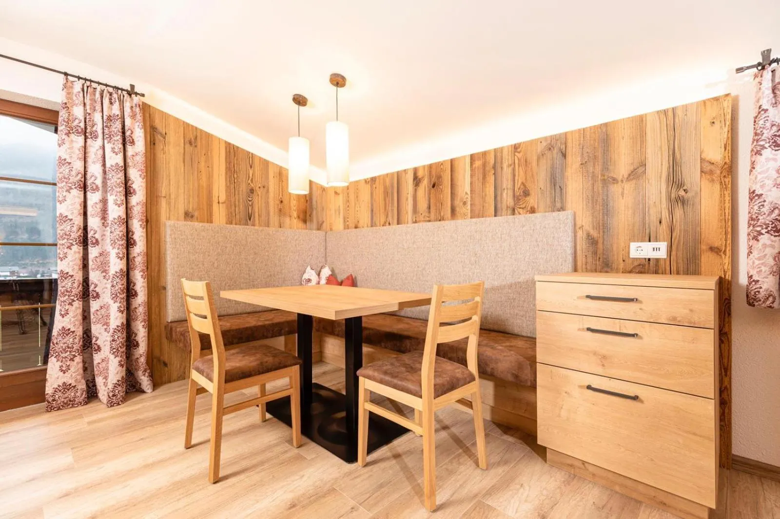 Dining area in Appartements Schrambacherhof