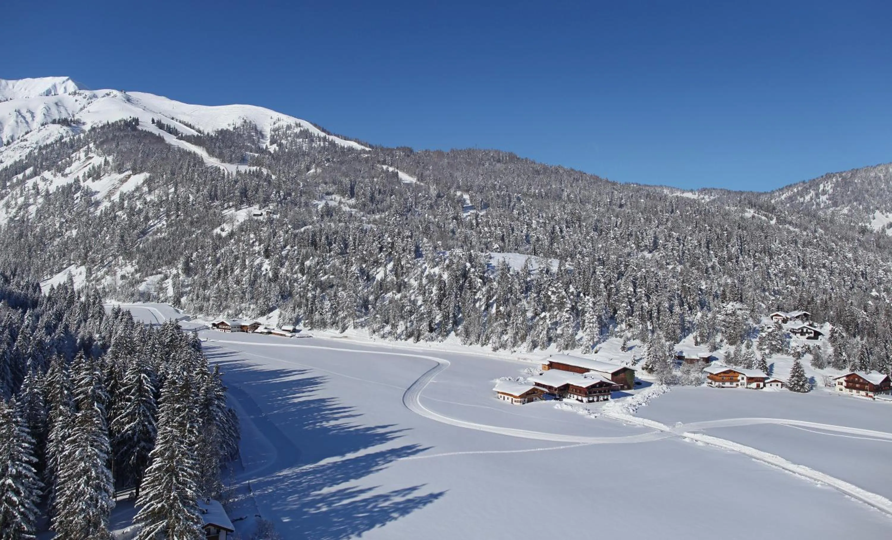 Natural landscape in Appartements Schrambacherhof