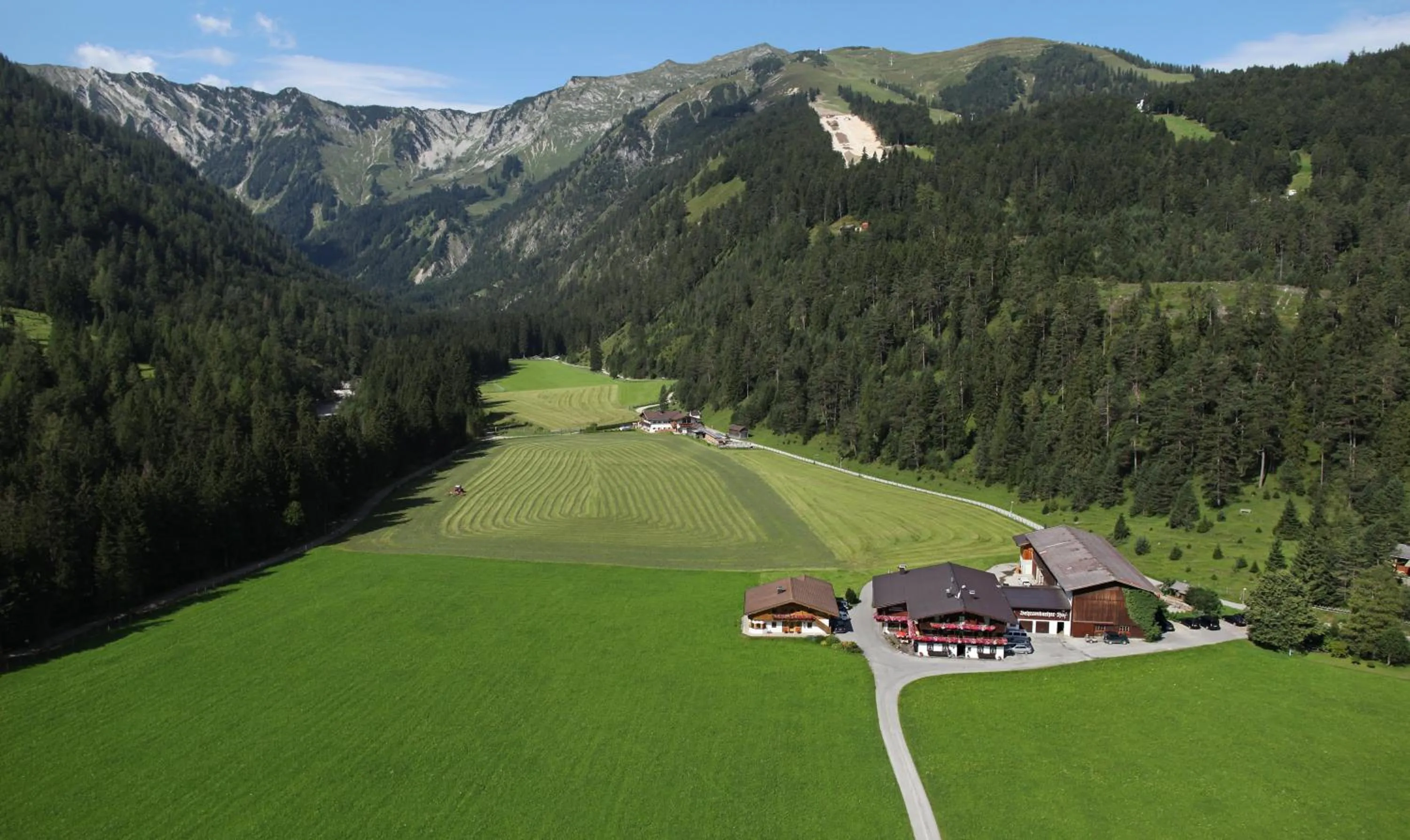 Bird's eye view in Appartements Schrambacherhof