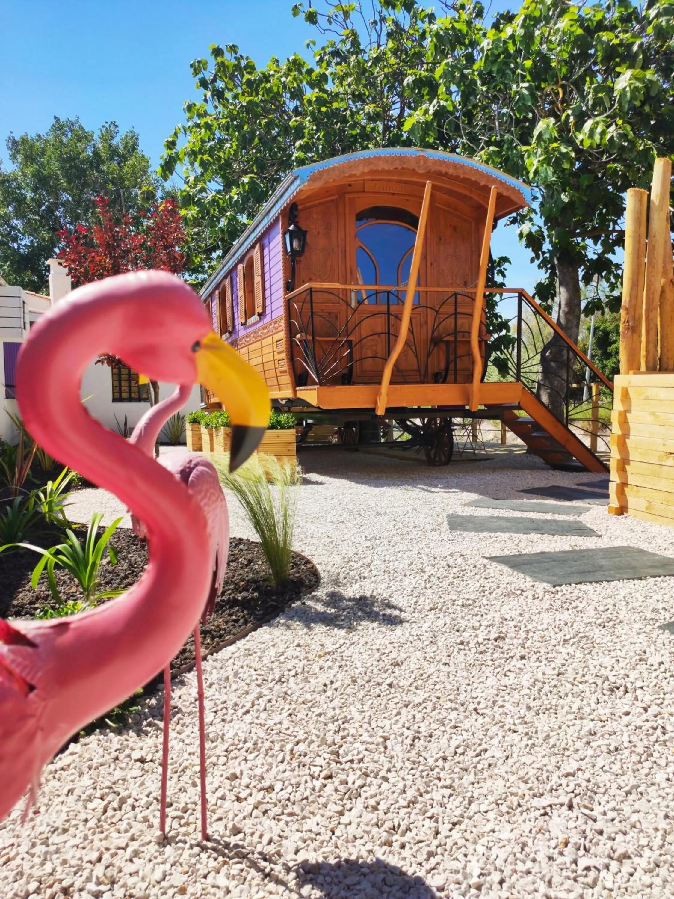Patio in Logis Le Nid du Pont de Gau