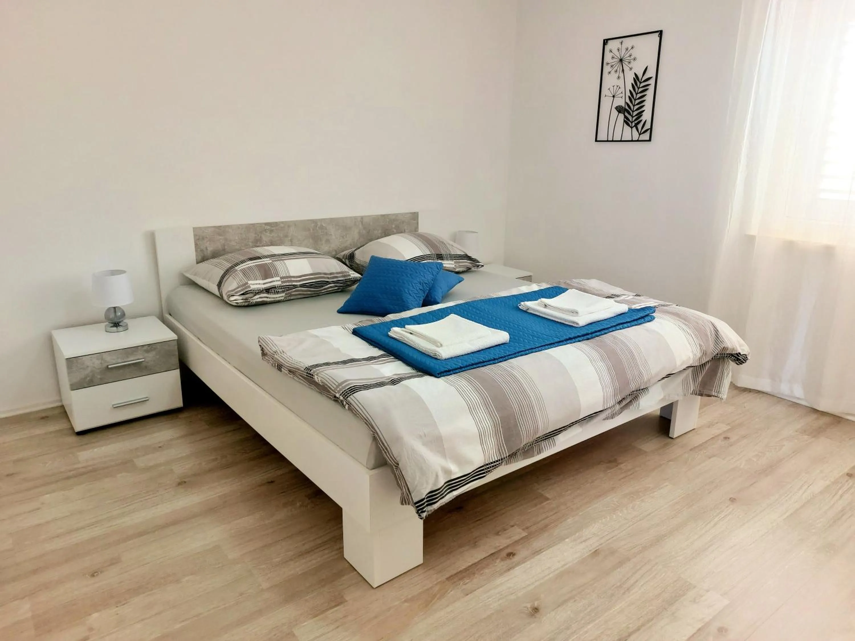 Bedroom, Bed in Apartment "None" Makarska