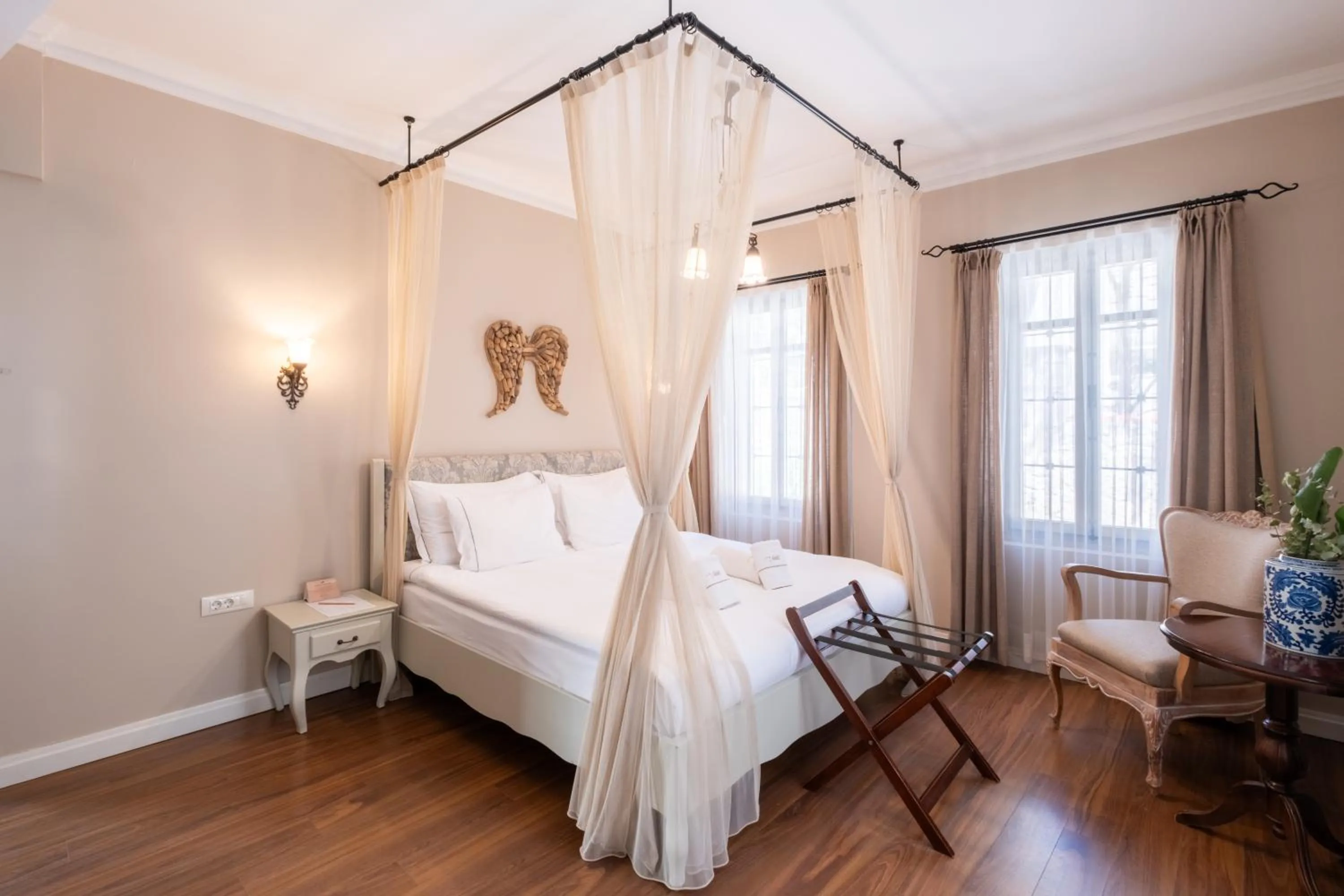 Bed in Viento Alacati Hotel