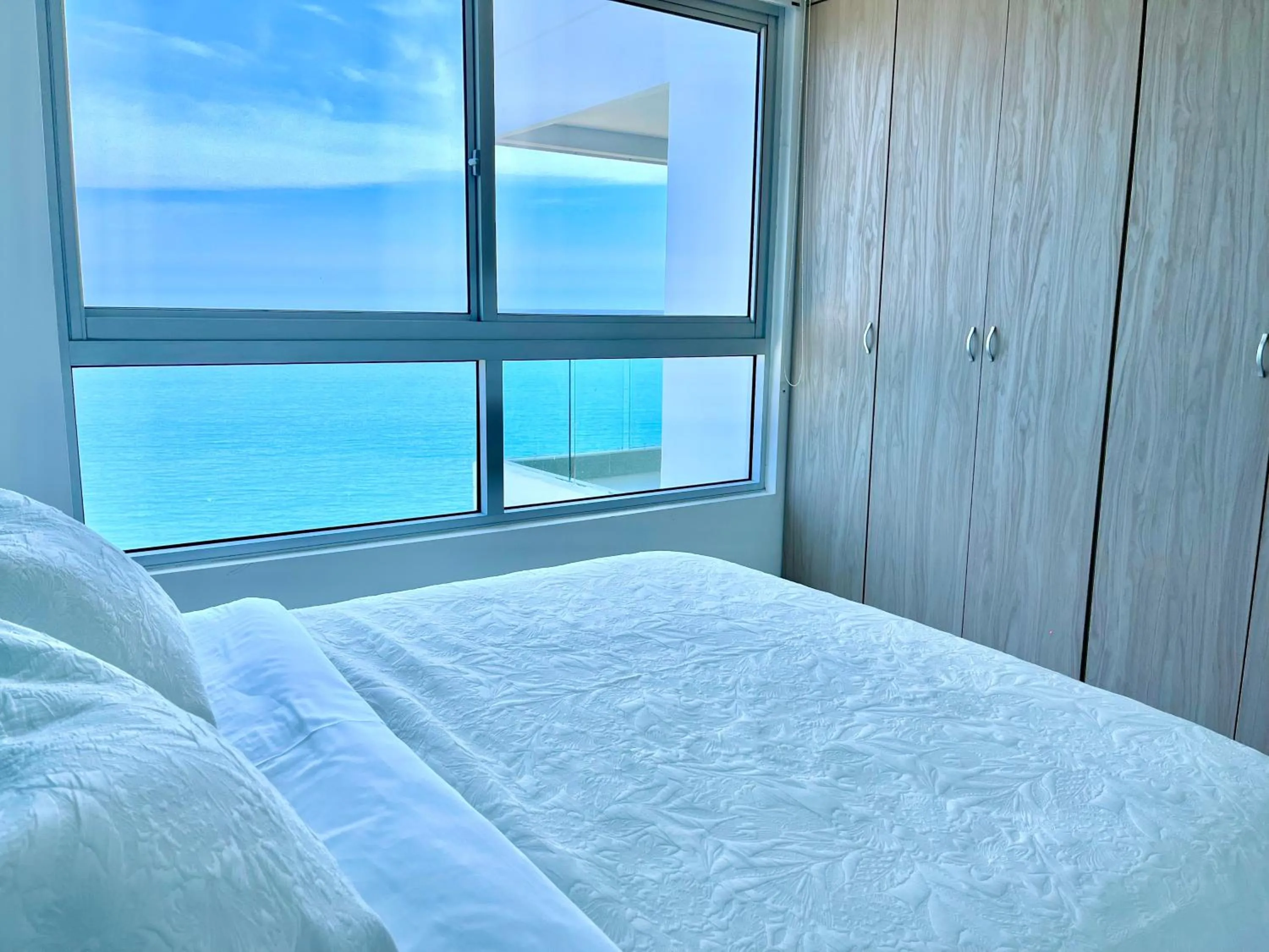 Bedroom, Bed in by Calamari Homes - Palmetto Beach 2504 Bocagrande