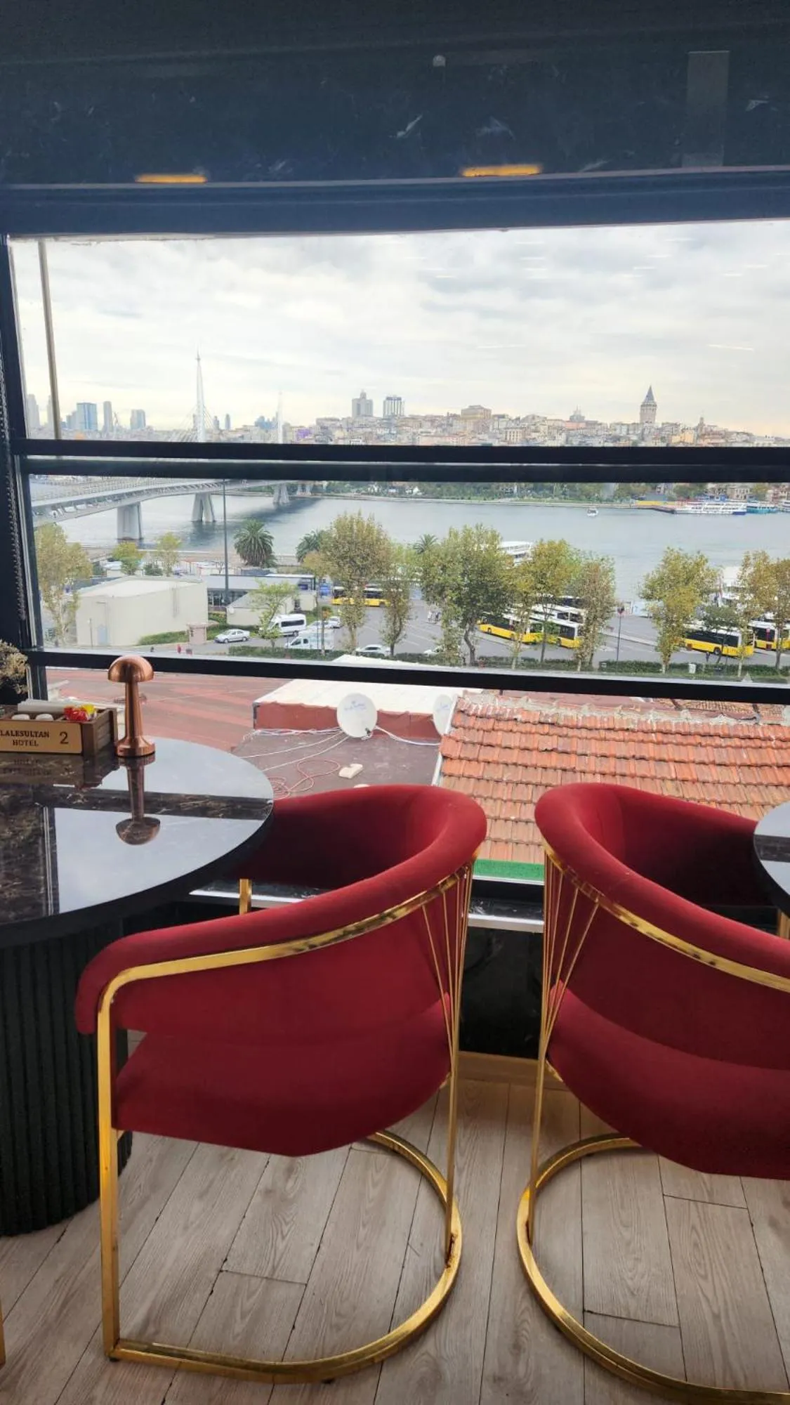 Seating area in Lale Sultan Hotel
