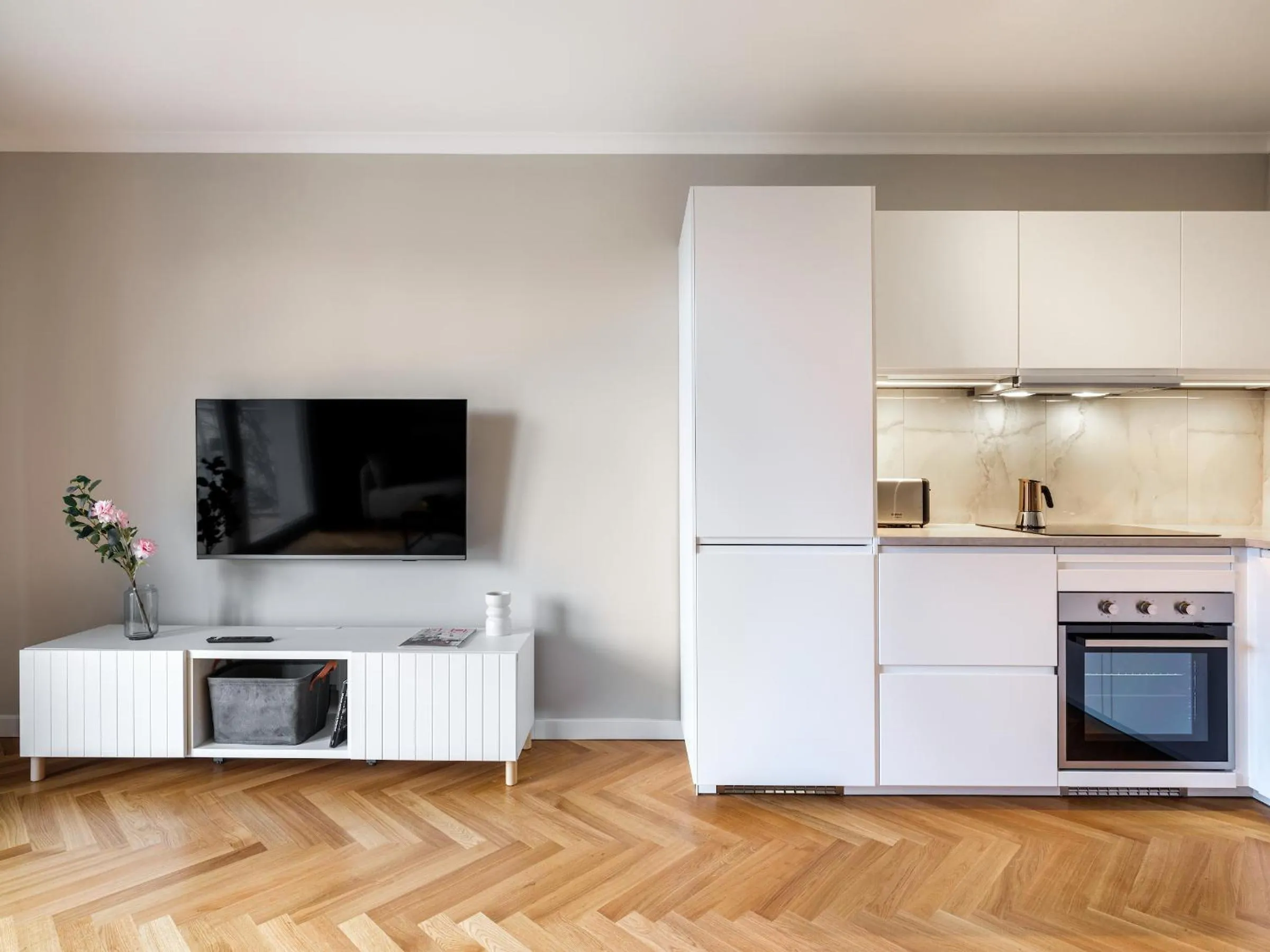 TV and multimedia in Tyzenhauz Suites Topolowa