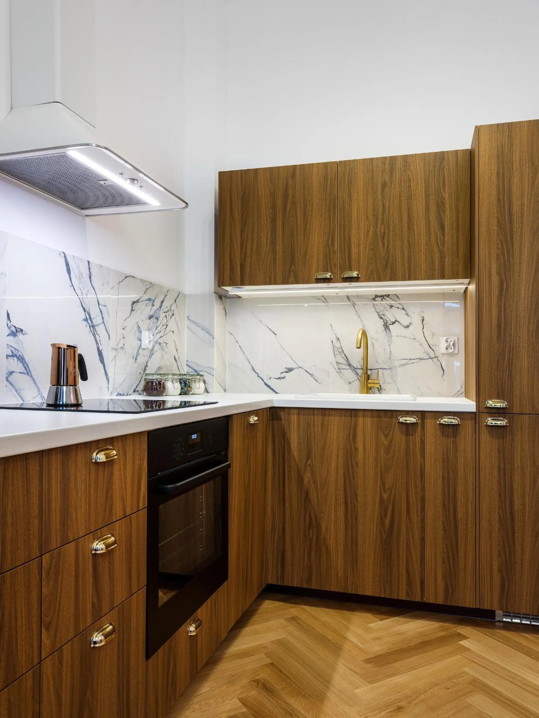 Kitchen or kitchenette in Tyzenhauz Suites Topolowa