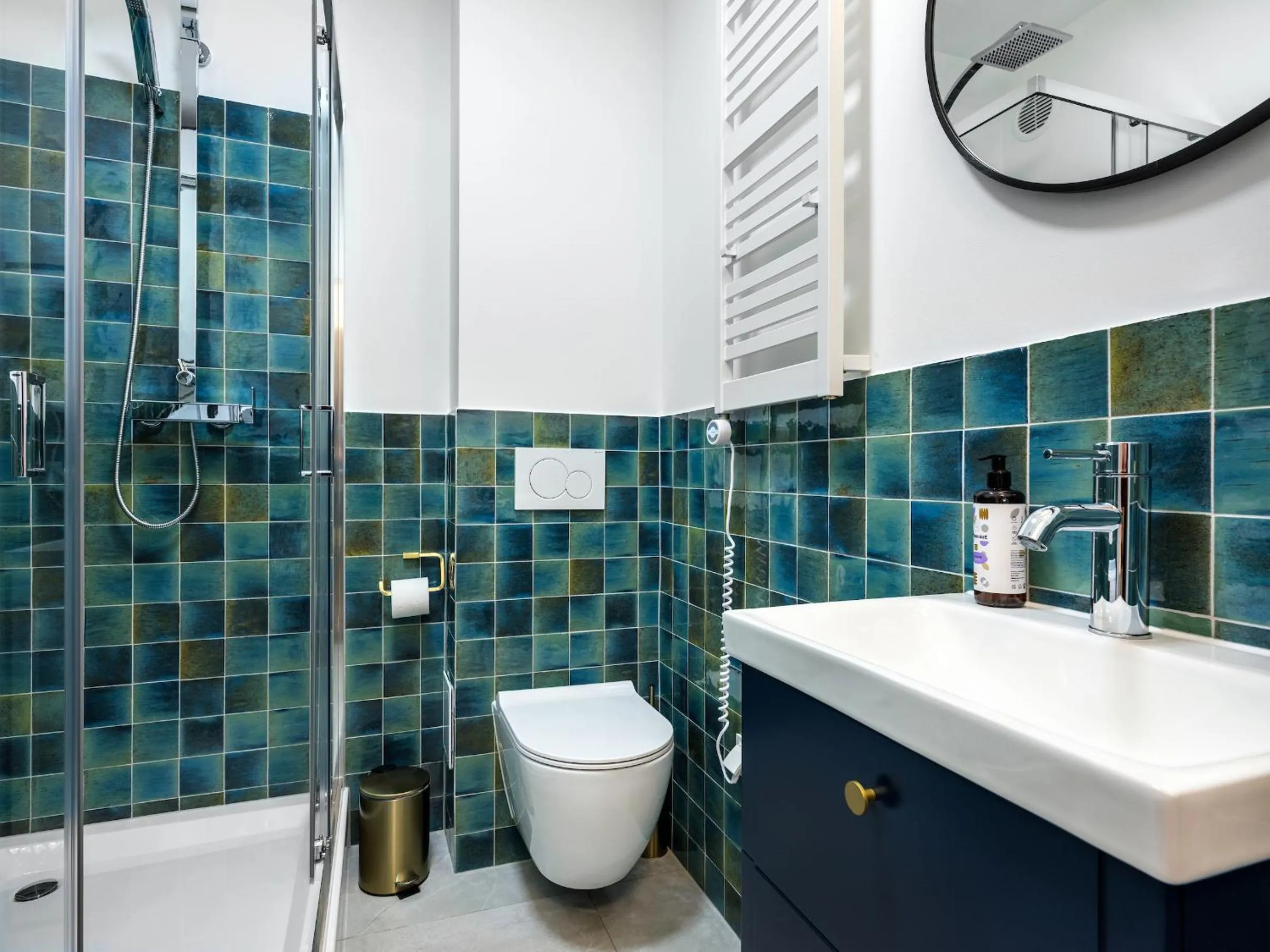 Shower in Tyzenhauz Suites Topolowa