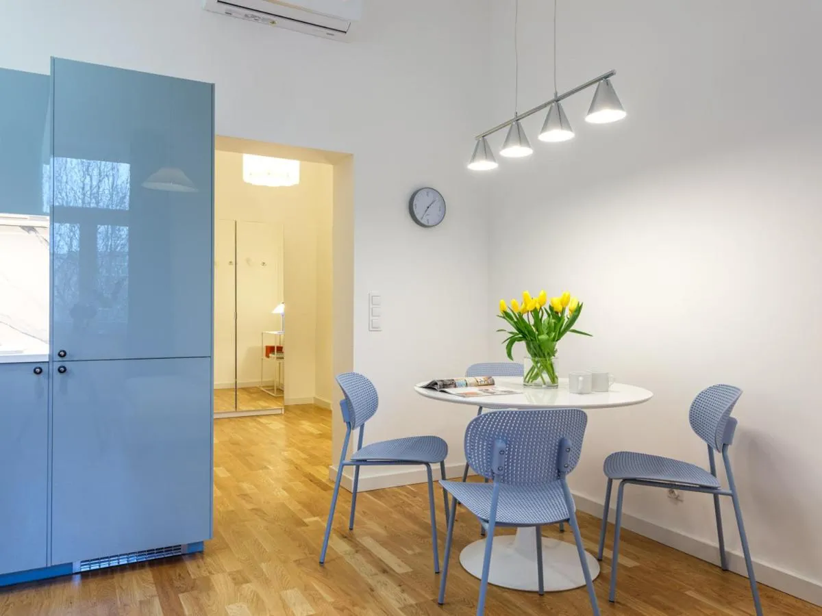 Kitchen or kitchenette in Tyzenhauz Suites Topolowa