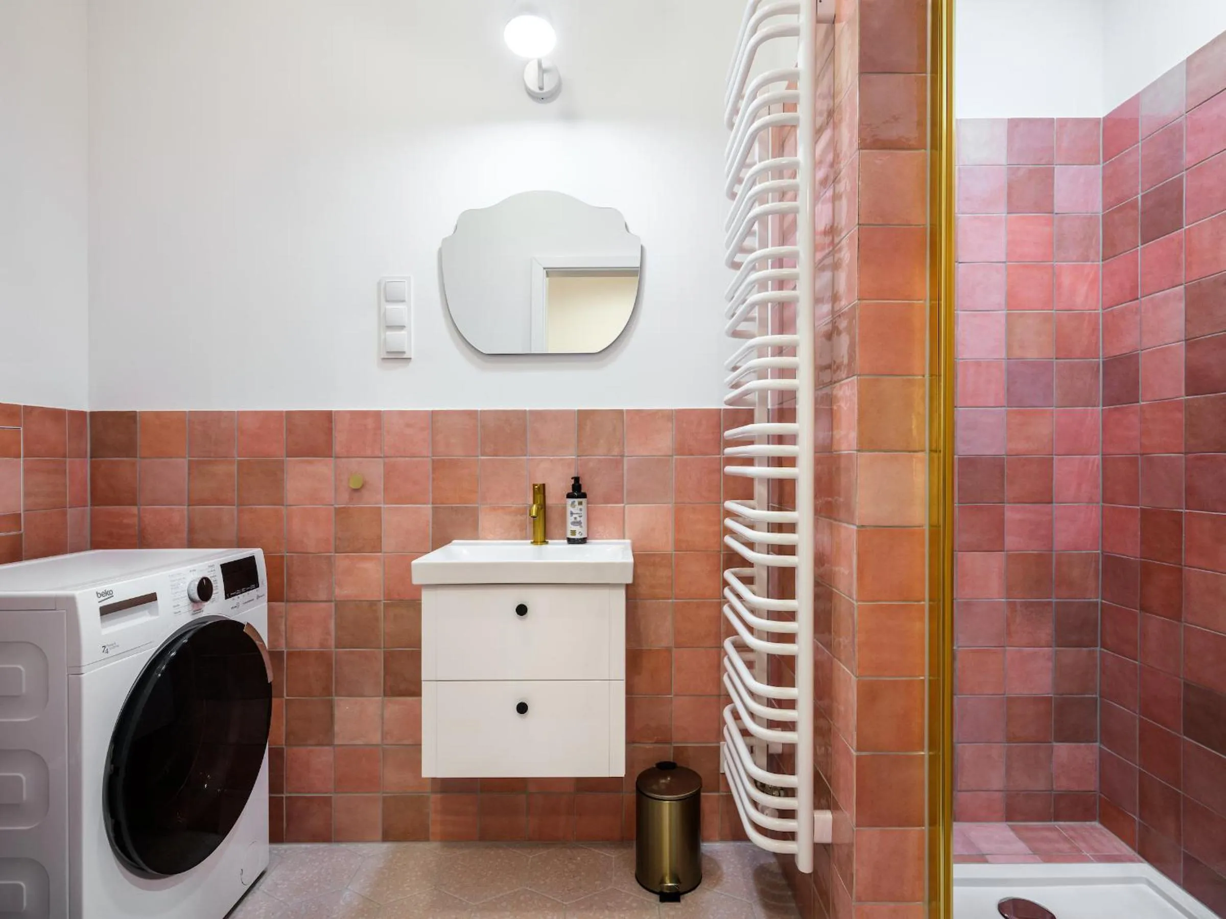 Shower in Tyzenhauz Suites Topolowa
