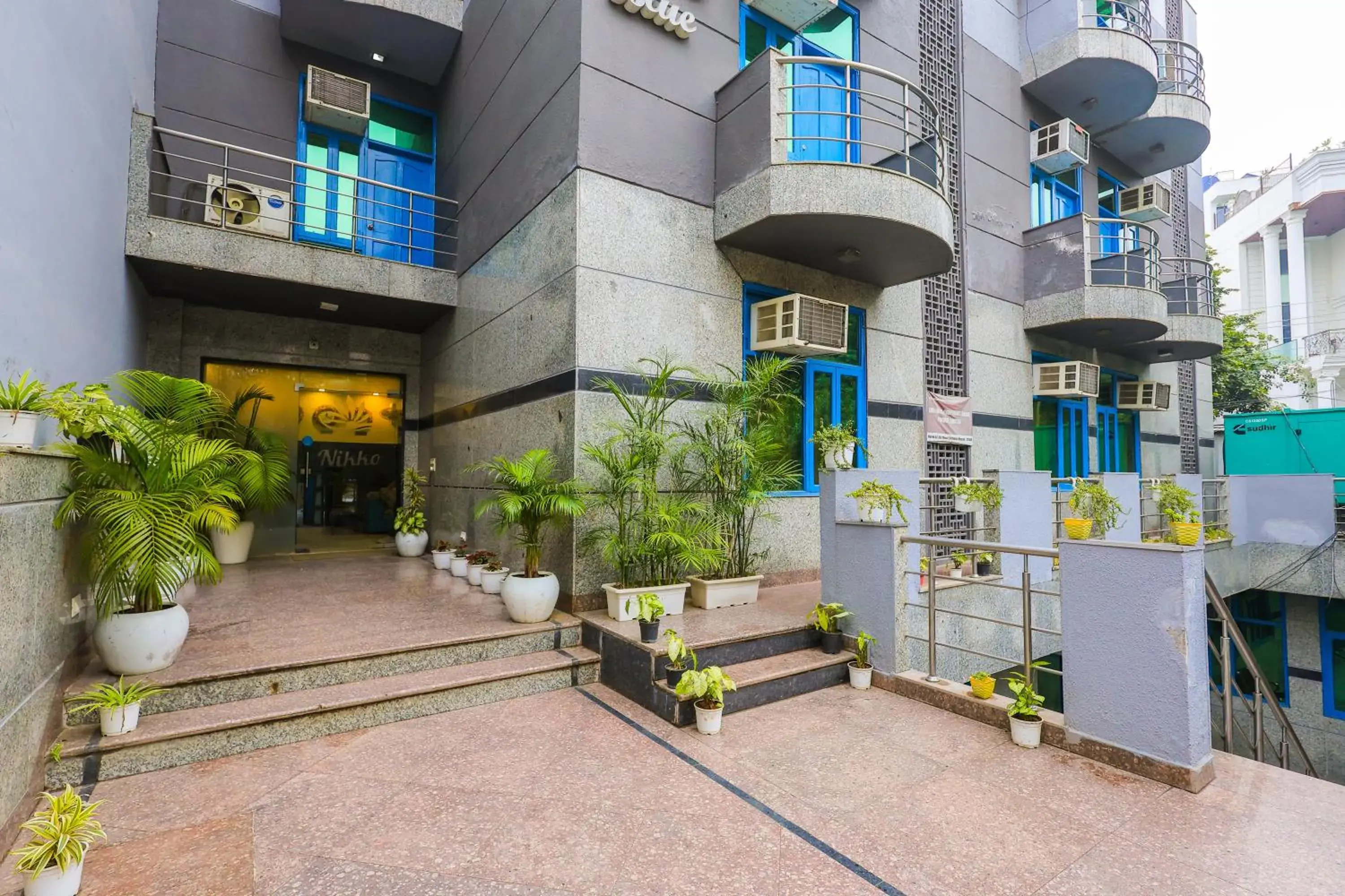 Facade/entrance in Nikko Blue - Boutique Hotel Facade/entrance in Nikko Blue - Boutique Hotel