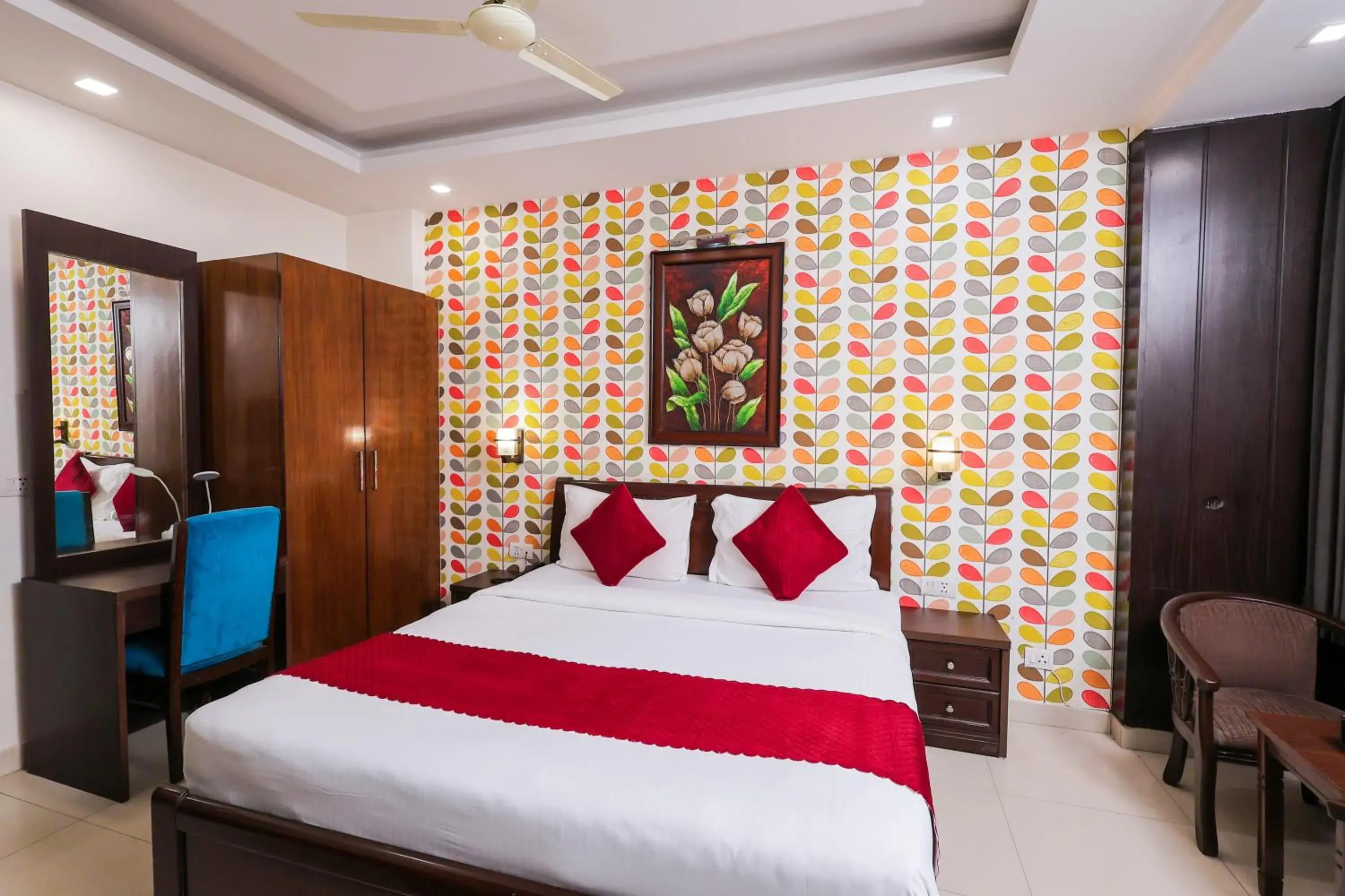 Bed in Nikko Blue - Boutique Hotel Bed in Nikko Blue - Boutique Hotel