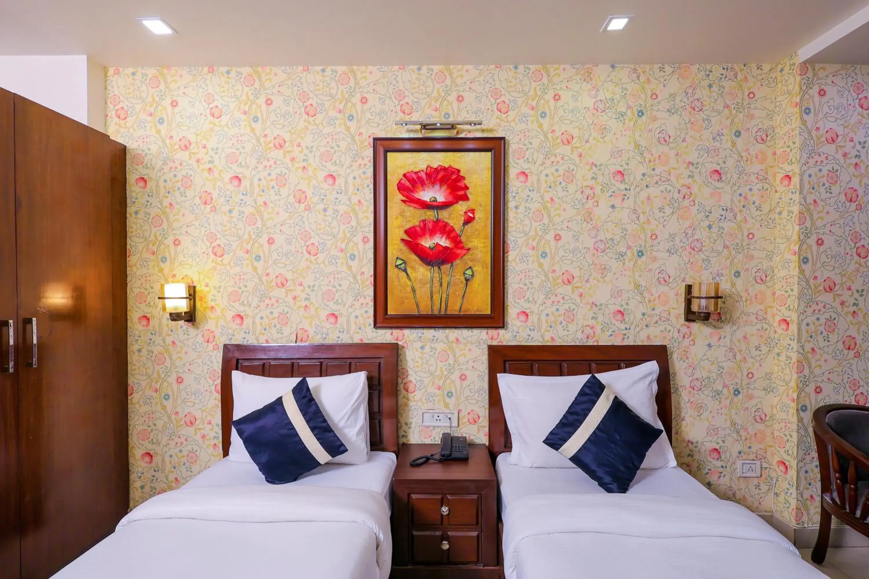 Bedroom, Bed in Nikko Blue - Boutique Hotel Bedroom, Bed in Nikko Blue - Boutique Hotel