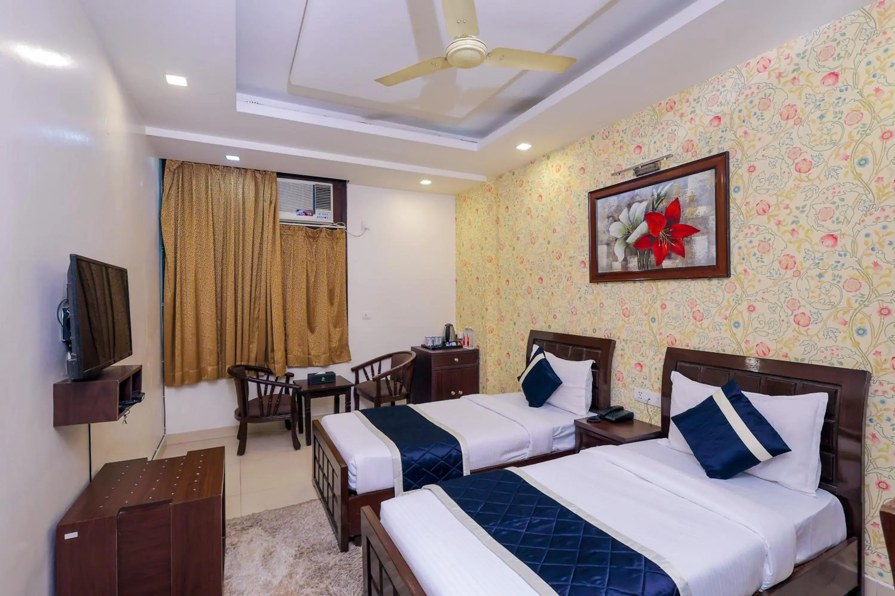 Bedroom, Bed in Nikko Blue - Boutique Hotel Bedroom, Bed in Nikko Blue - Boutique Hotel