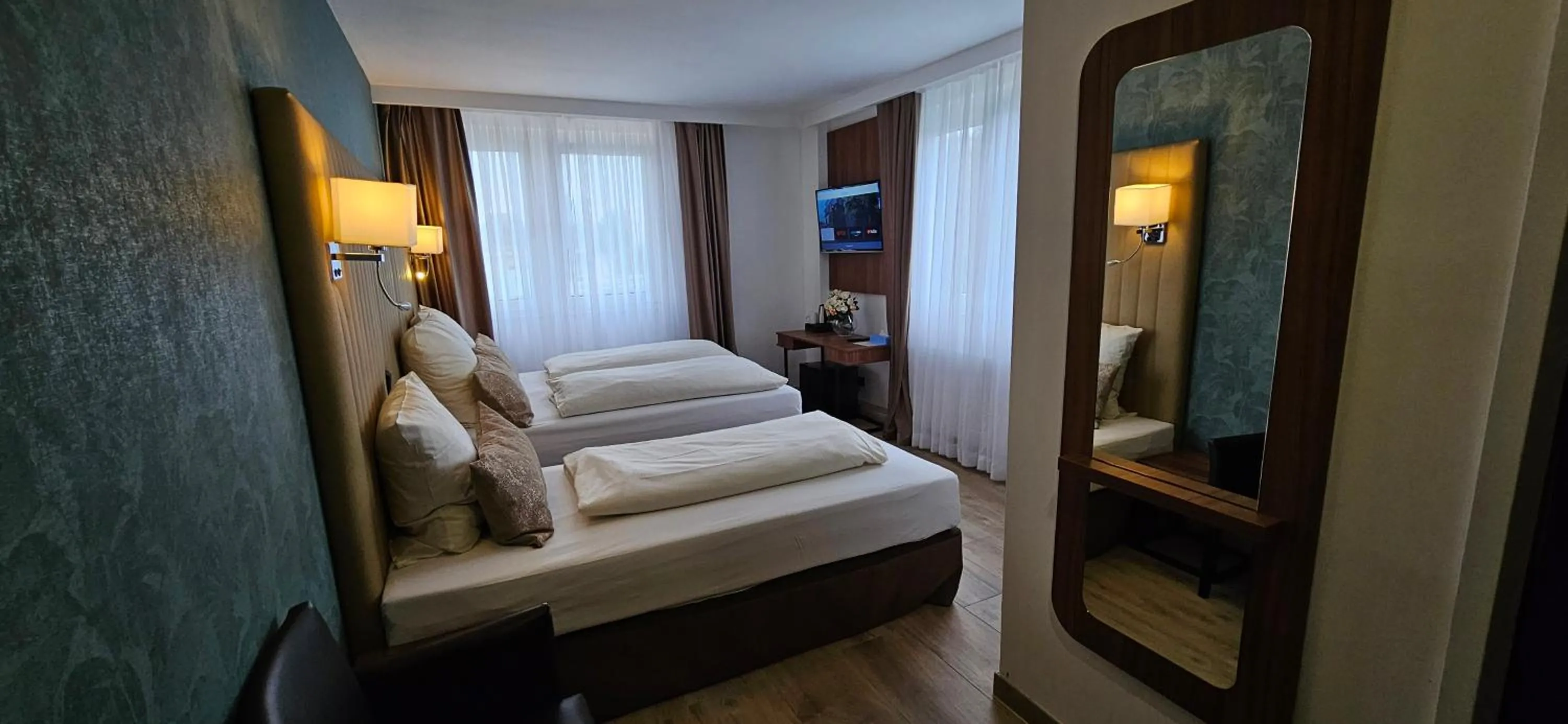Bed in Hotel Villa Sophia