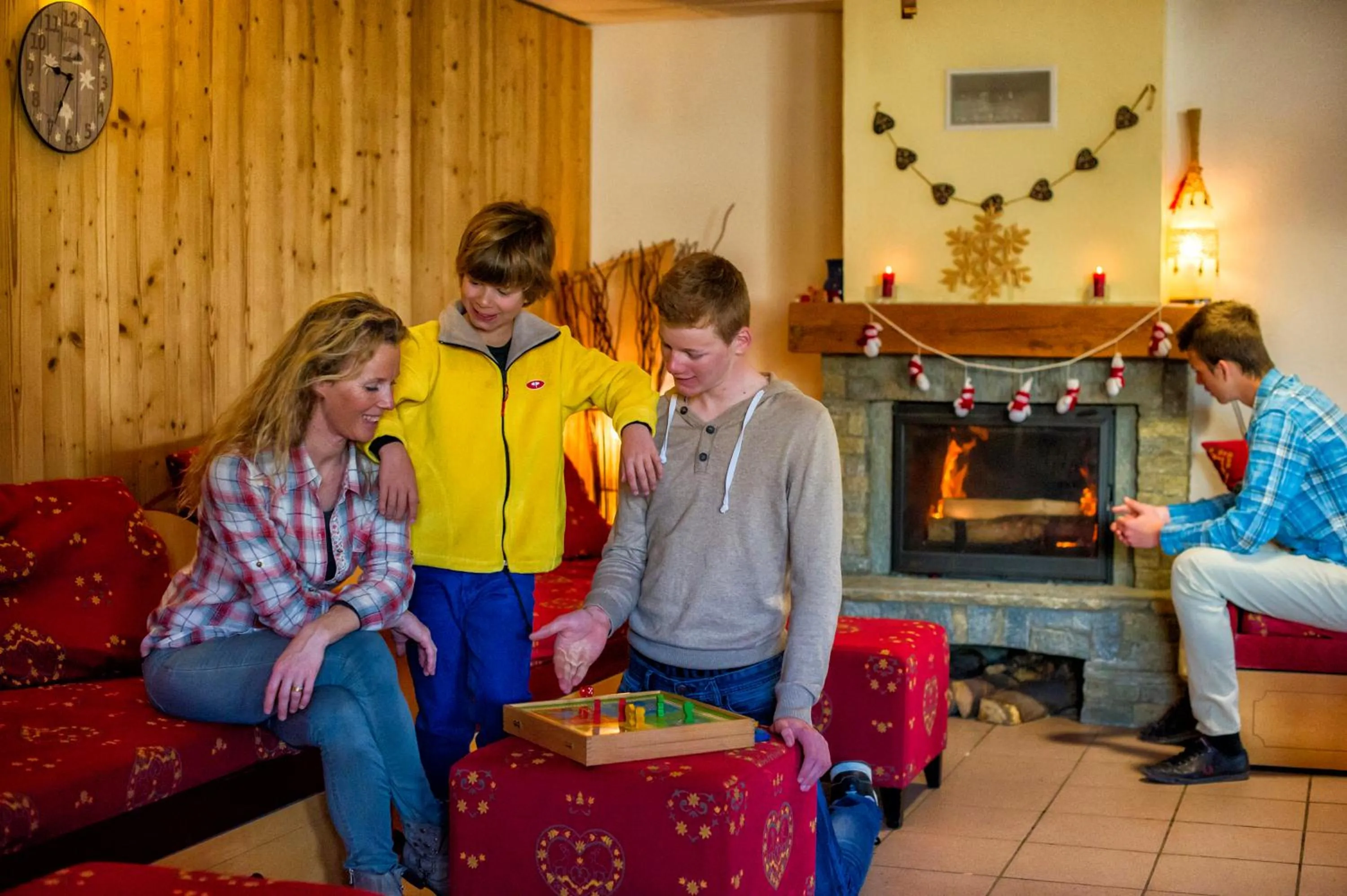 Lobby or reception in Résidence Goélia Les 4 Vallées
