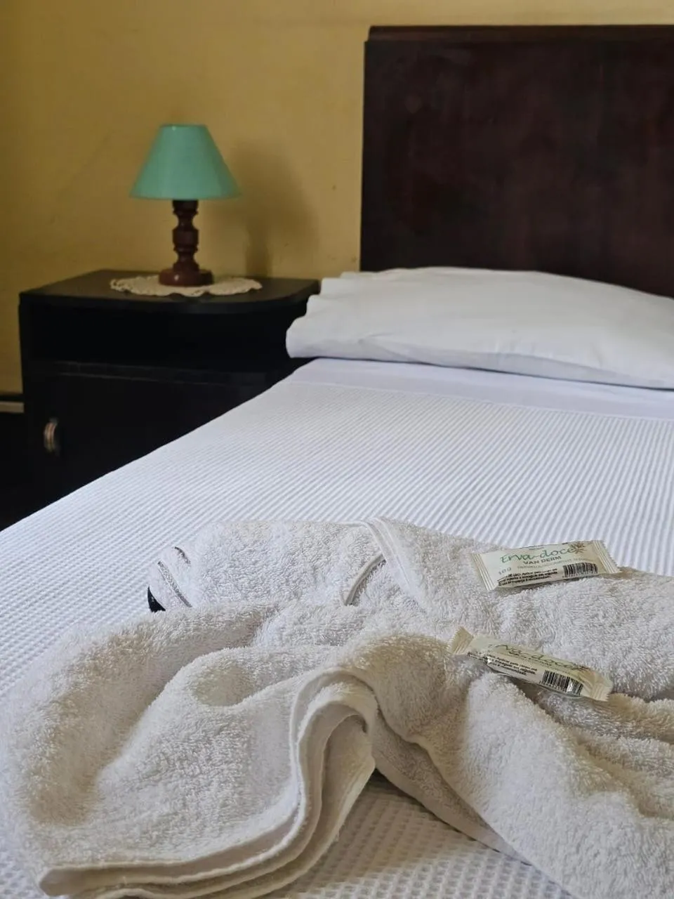 Bed in Varzea Palace Hotel