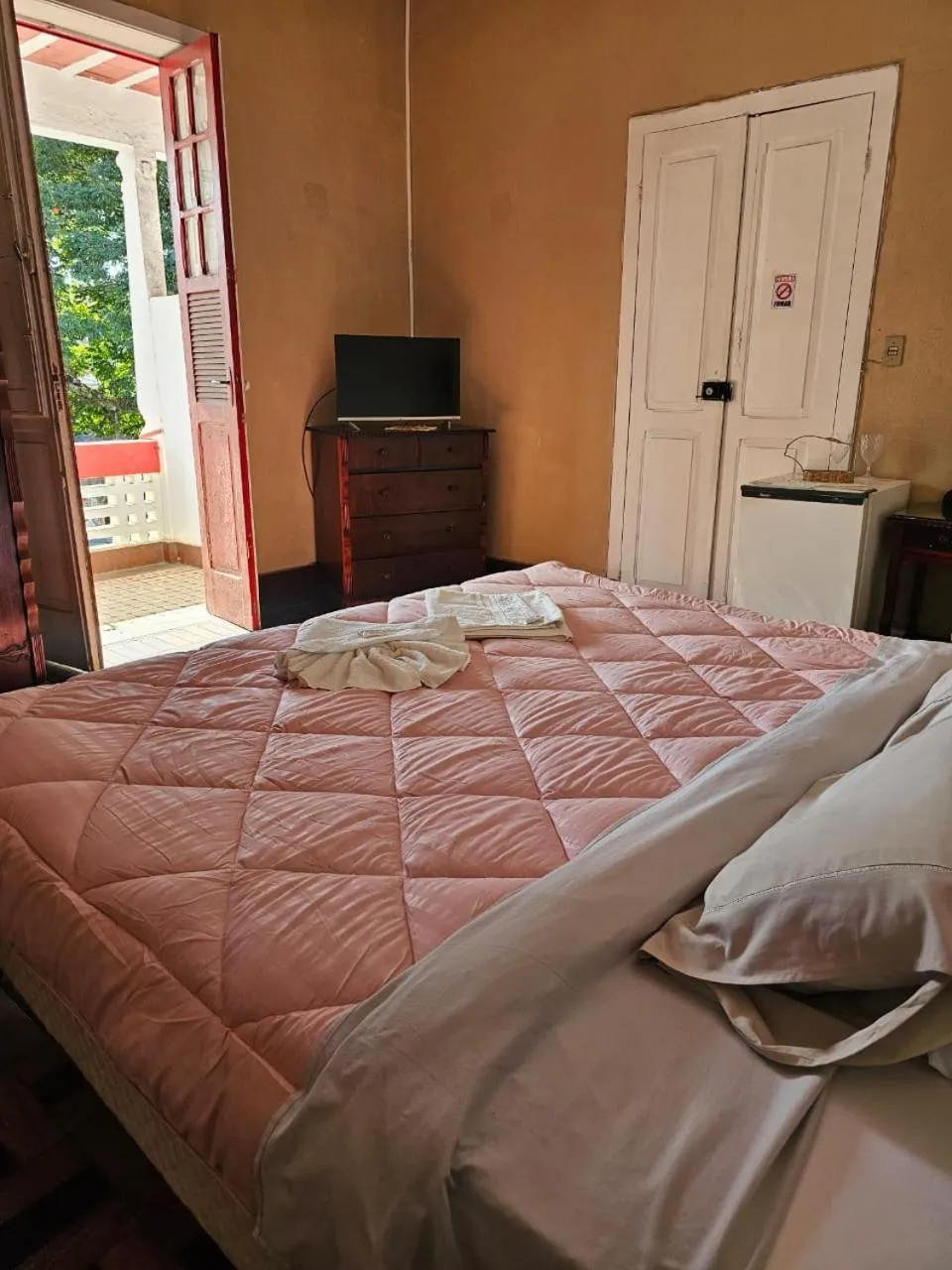 Bed in Varzea Palace Hotel