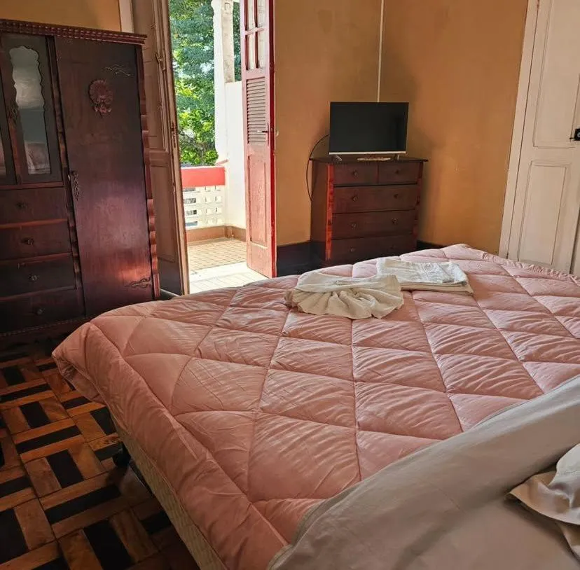 Bed in Varzea Palace Hotel