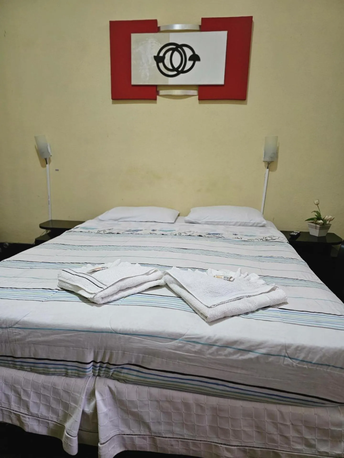 Bed in Varzea Palace Hotel