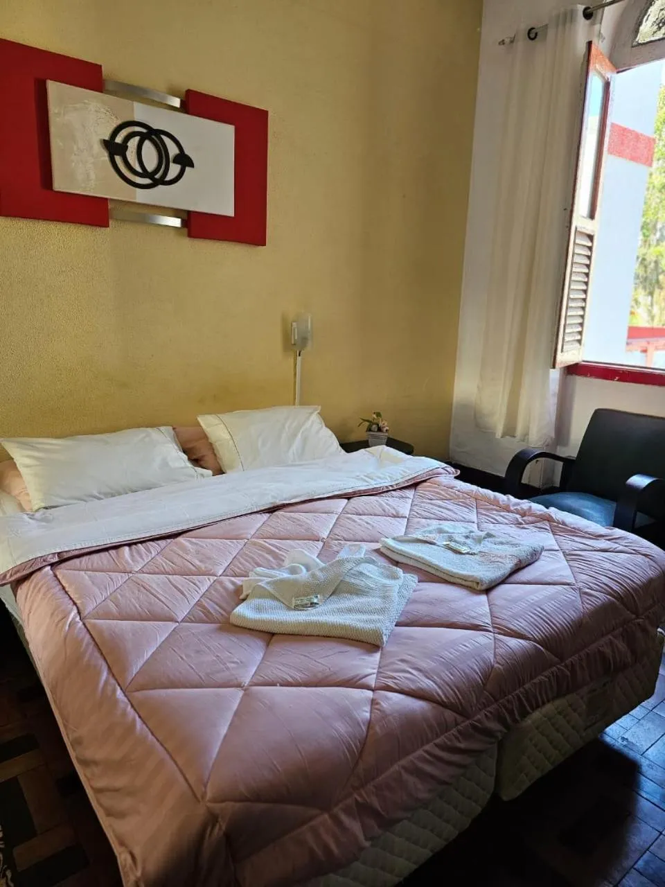 Bed in Varzea Palace Hotel
