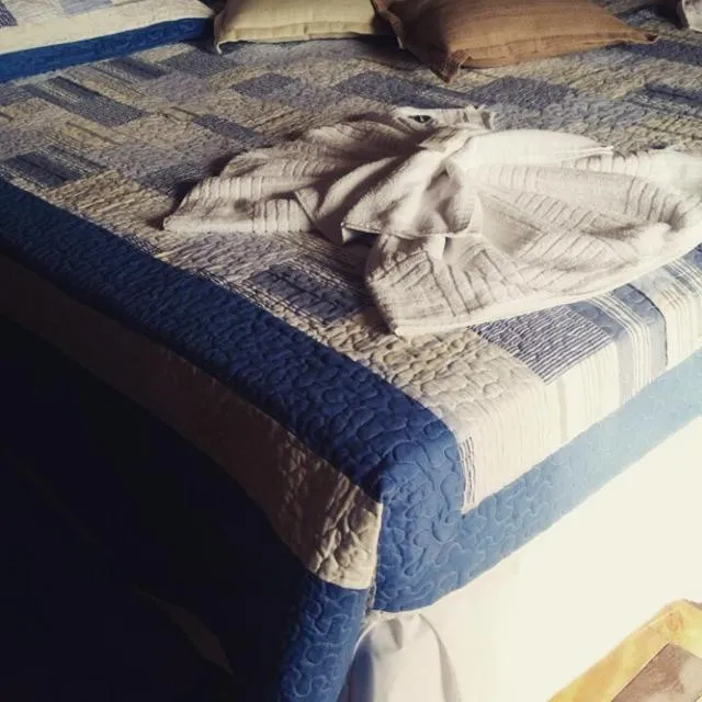 Bed in Varzea Palace Hotel