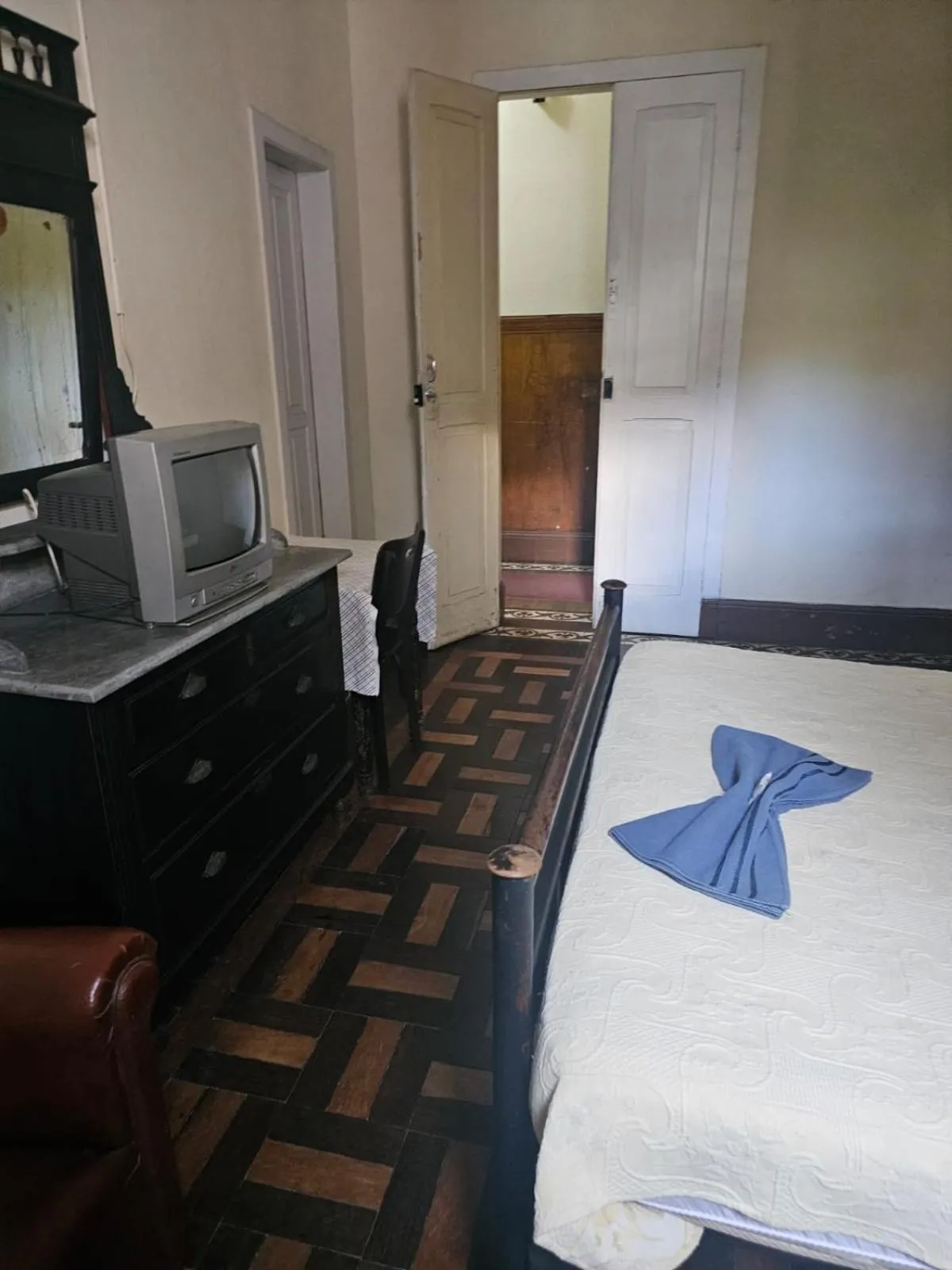 Bed in Varzea Palace Hotel