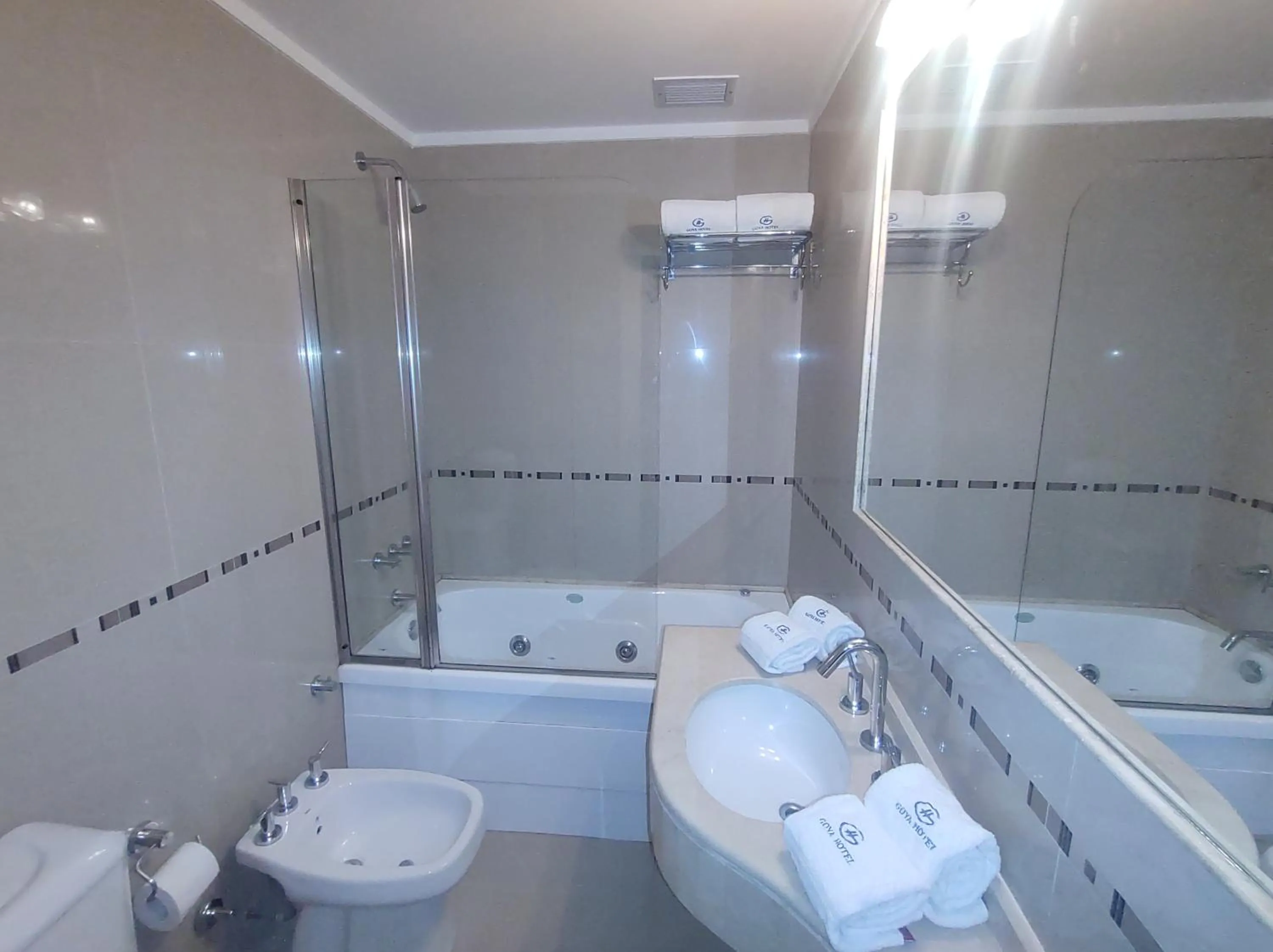 Shower in Goya Hotel