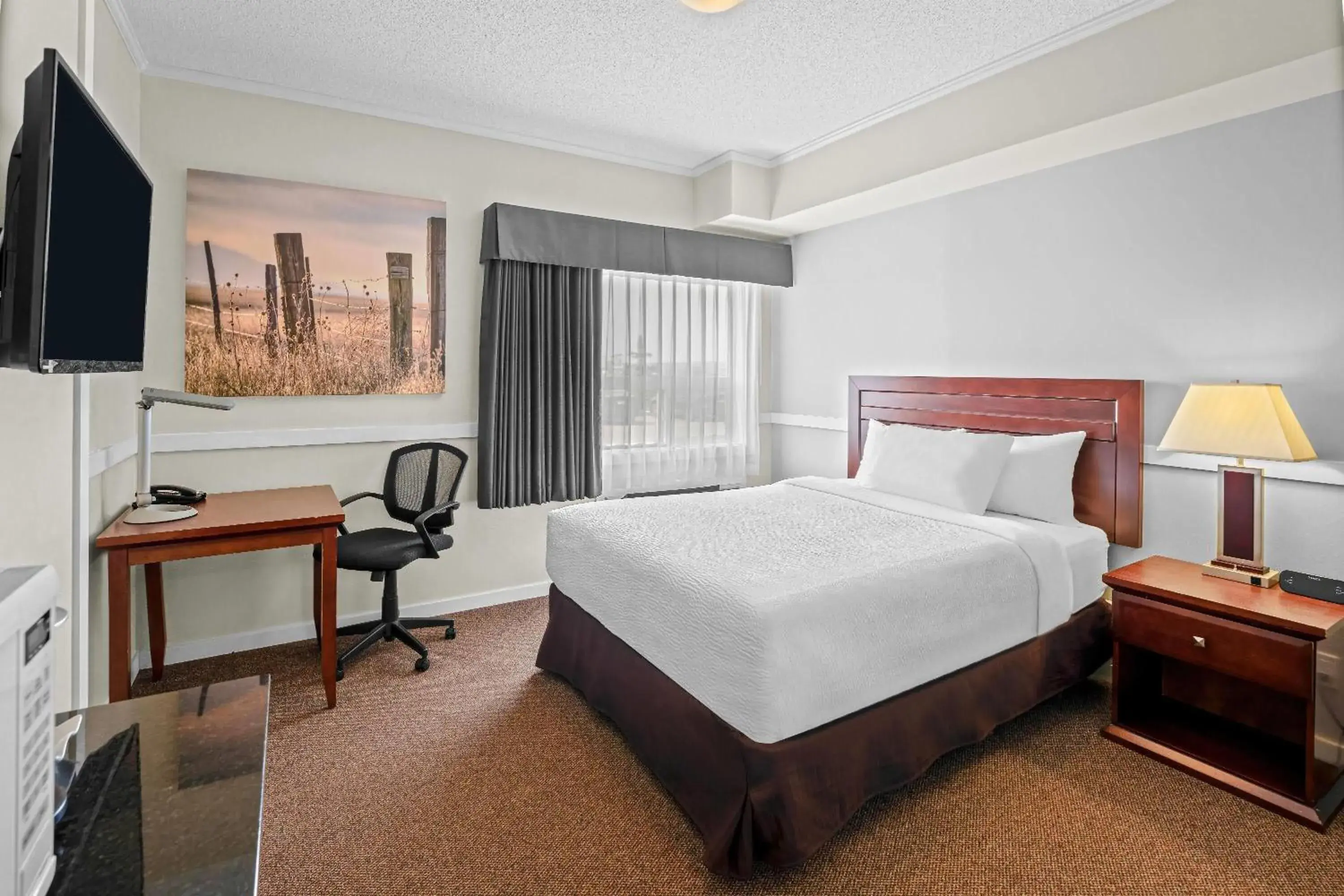 Queen Room with Roll-In Shower and Kitchenette - Mobility Accessible/Non-Smoking in Days Inn by Wyndham Lamont Queen Room with Roll-In Shower and Kitchenette - Mobility Accessible/Non-Smoking in Days Inn by Wyndham Lamont