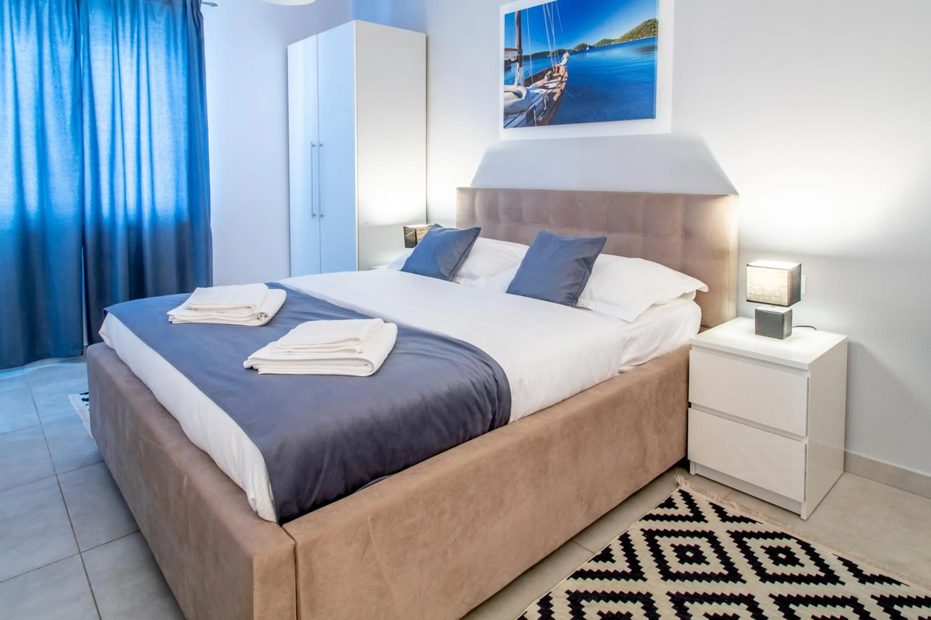 Bed in Apartments Vito