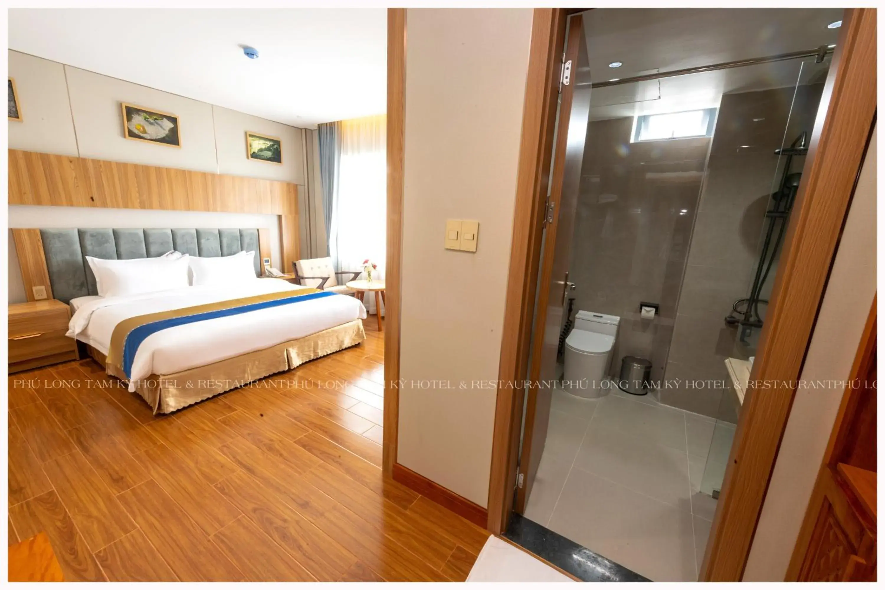 Bedroom, Bed in Phú Long Tam Kỳ Hotel & Restaurant Bedroom, Bed in Phú Long Tam Kỳ Hotel & Restaurant