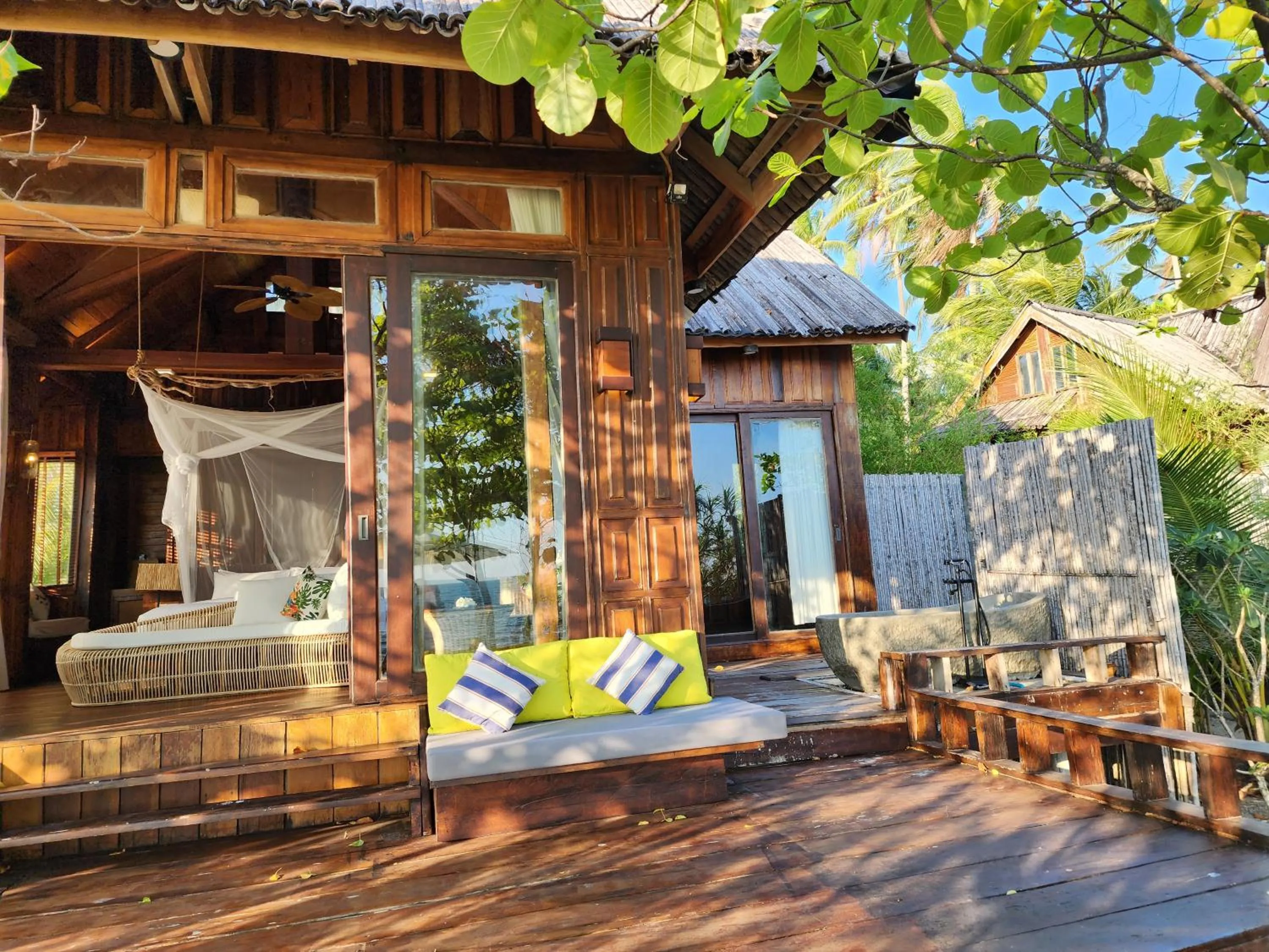 Seating area in Full Moon Private Island