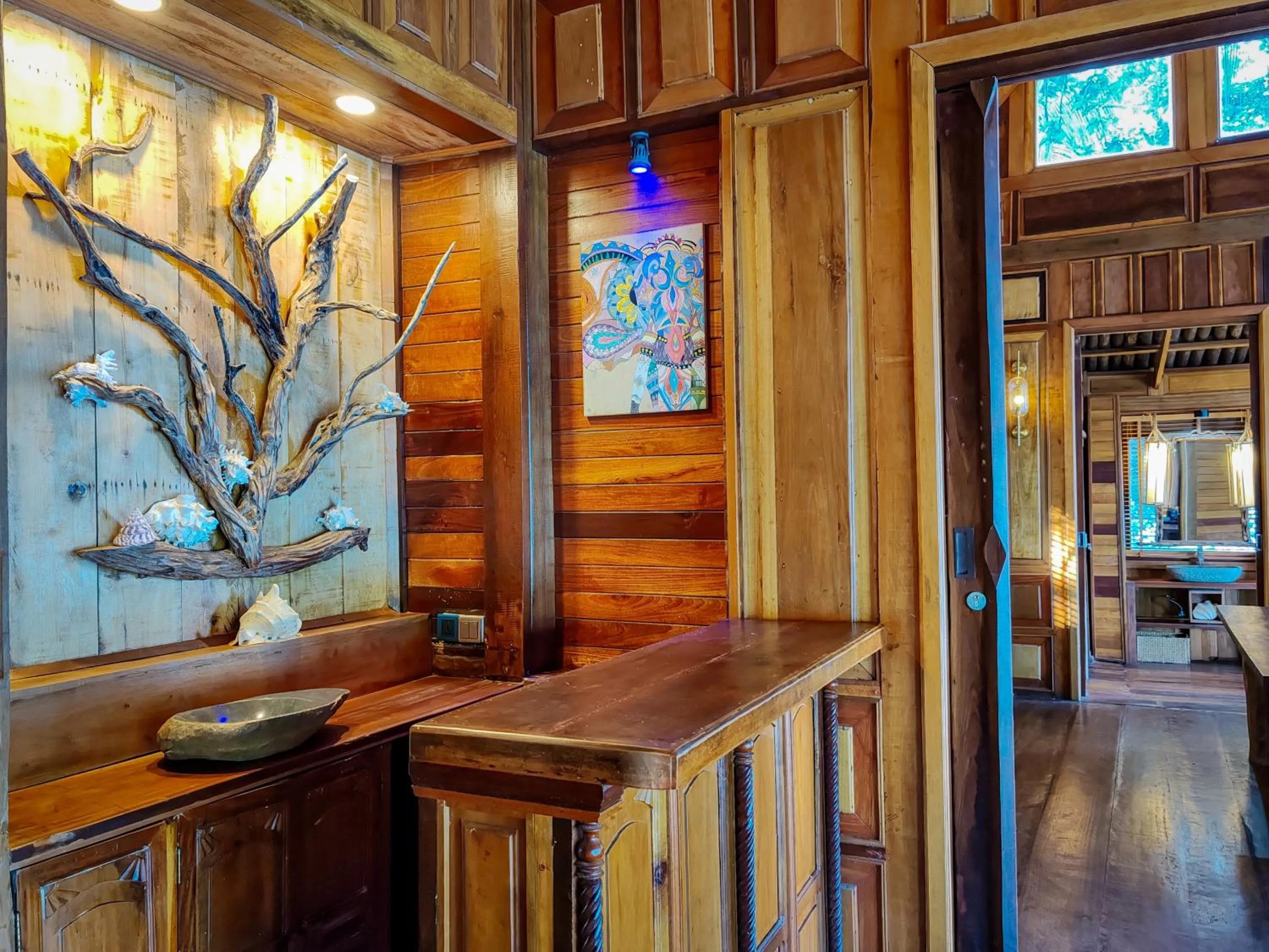 Living room in Full Moon Private Island