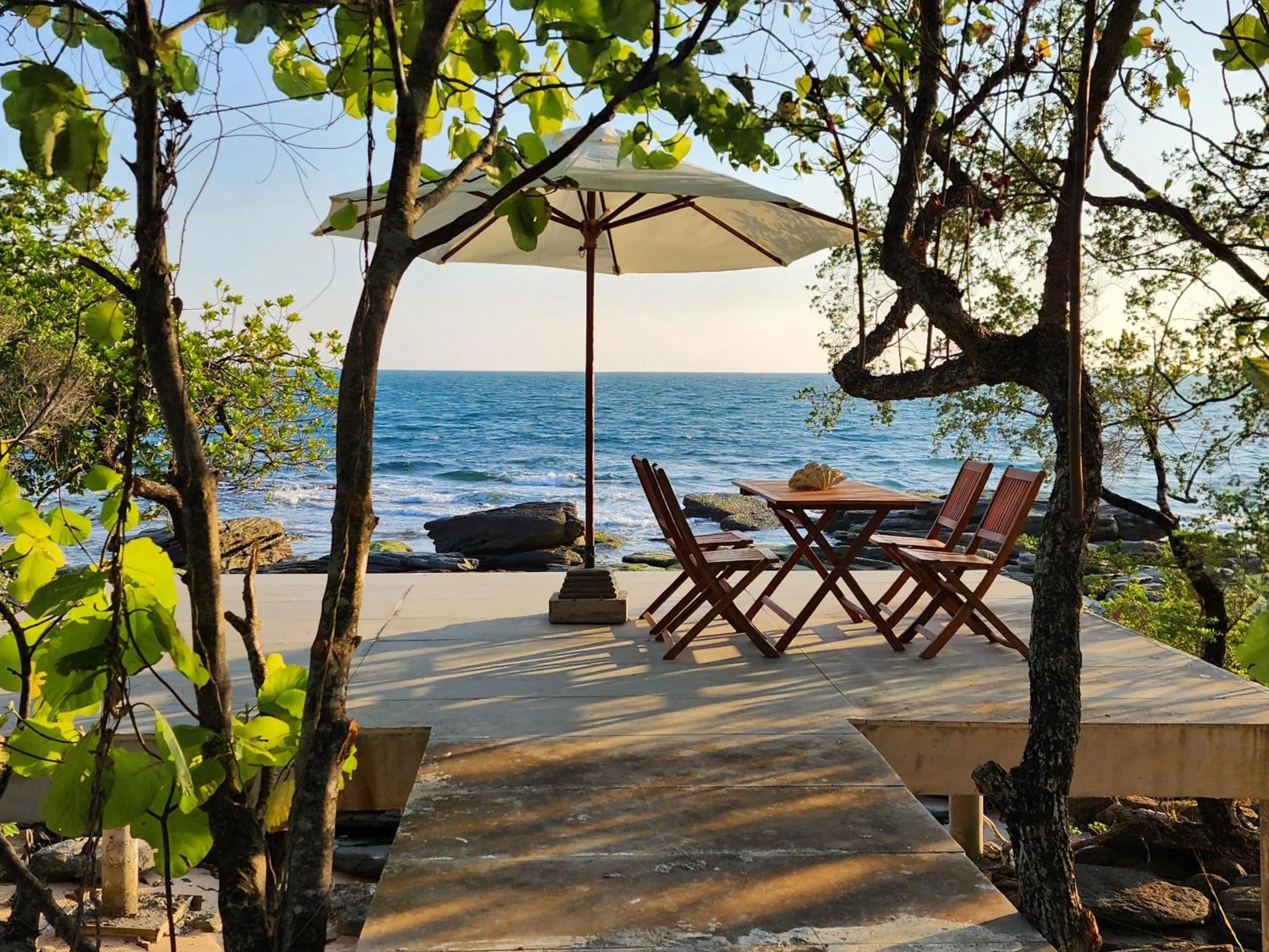 Dining area in Full Moon Private Island