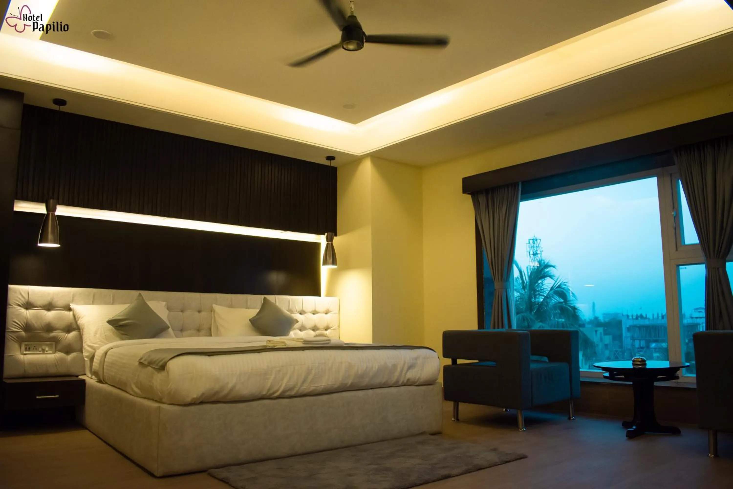 Bed in HOTEL PAPILIO