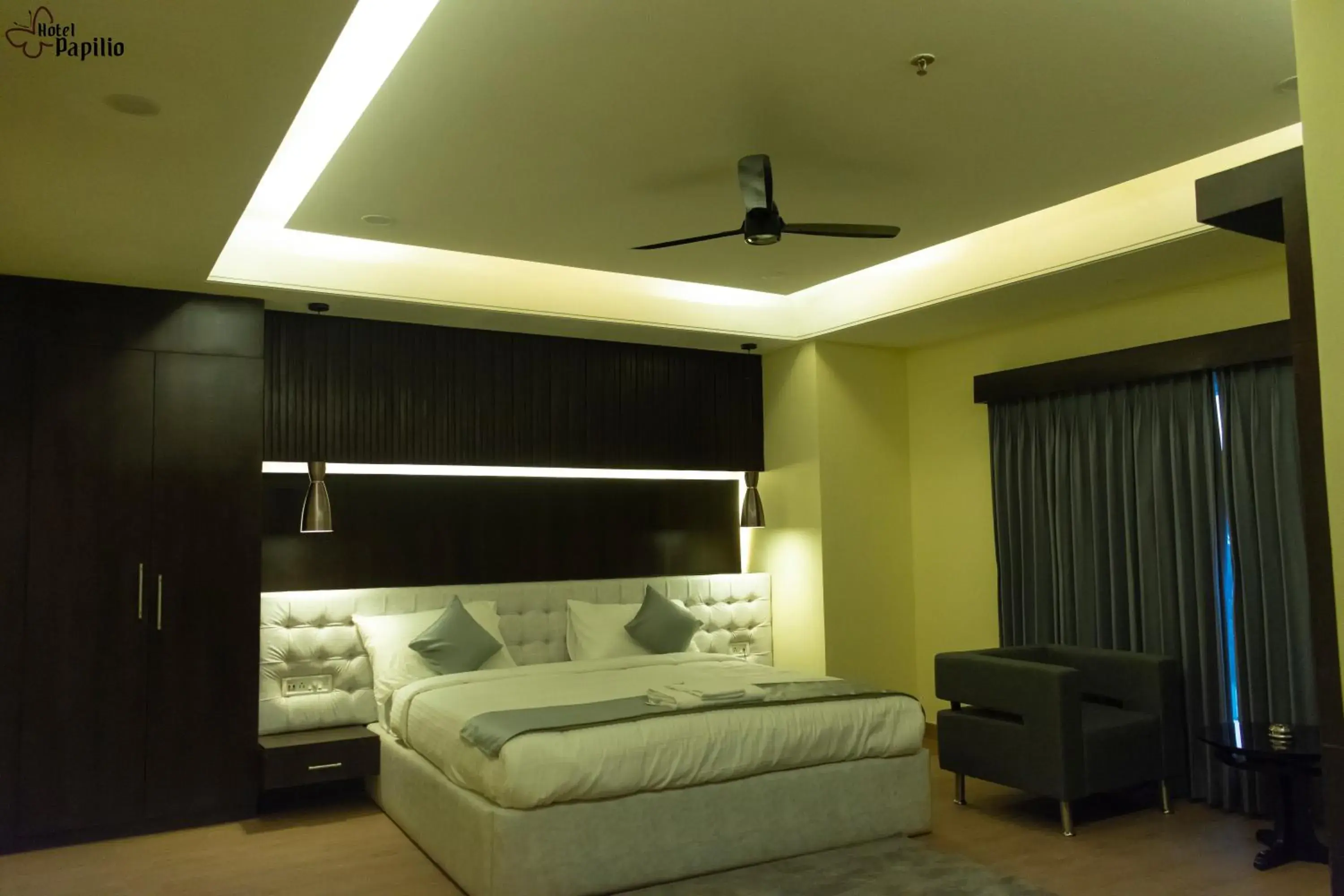 Bed in HOTEL PAPILIO Bed in HOTEL PAPILIO