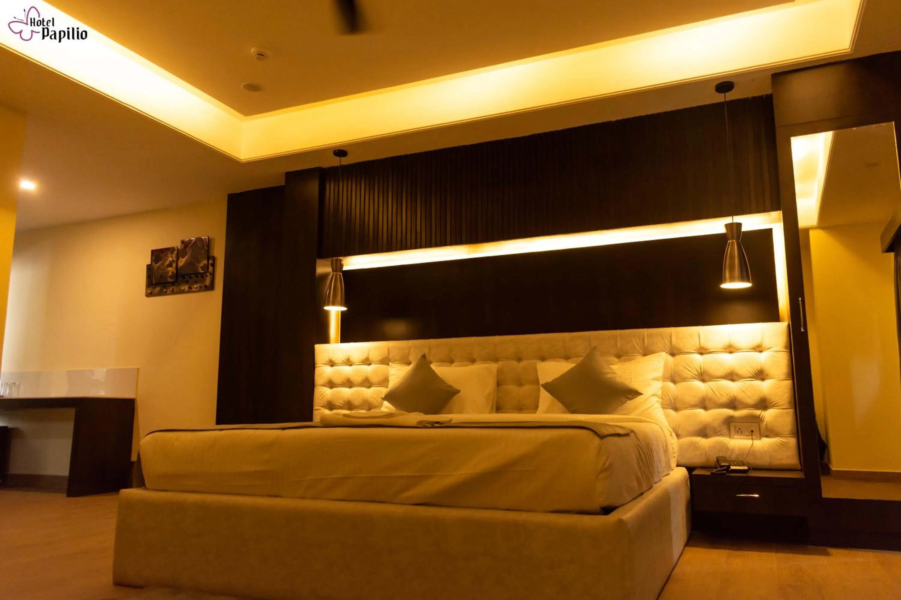 Bed in HOTEL PAPILIO