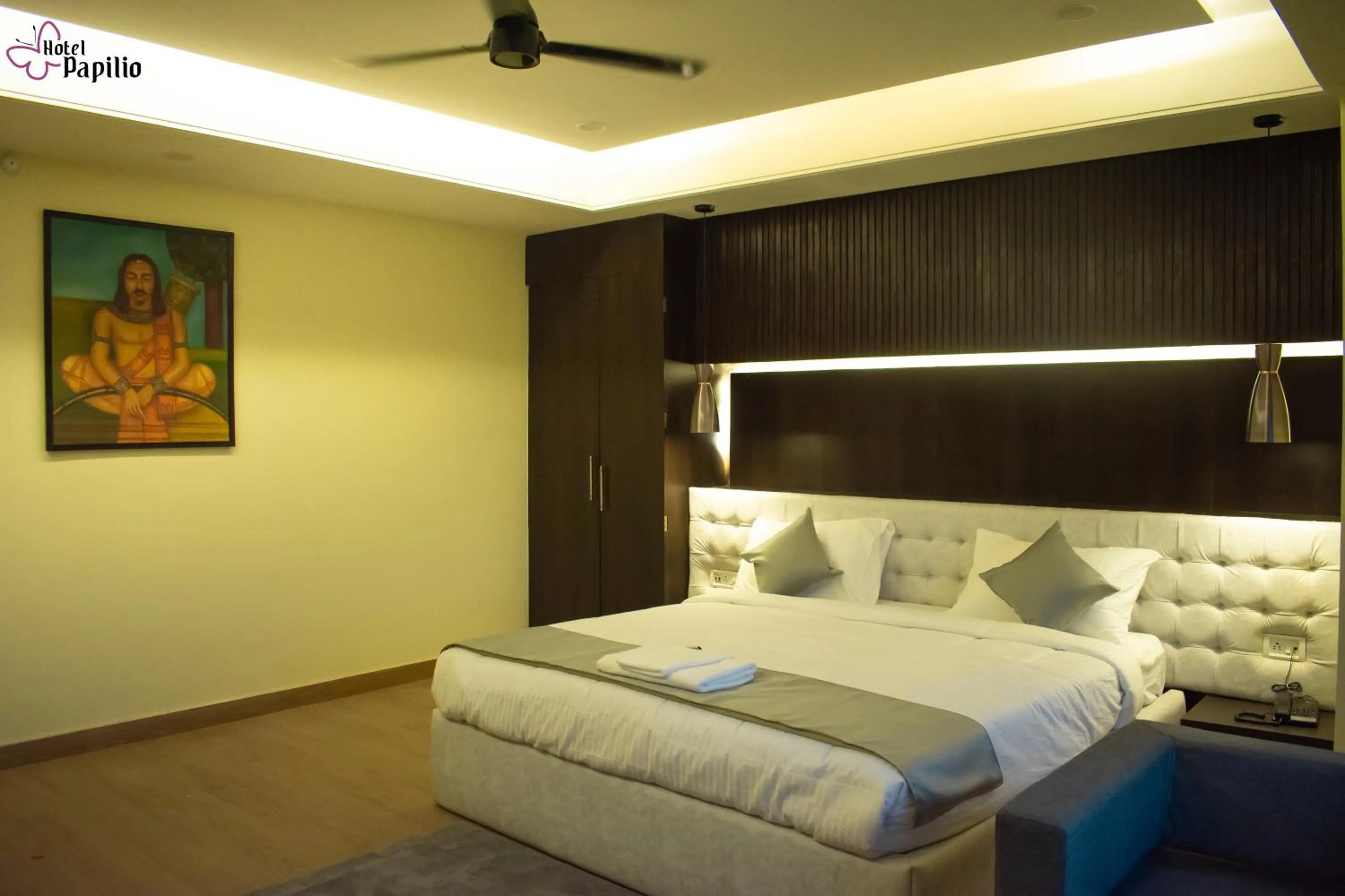 Bed in HOTEL PAPILIO